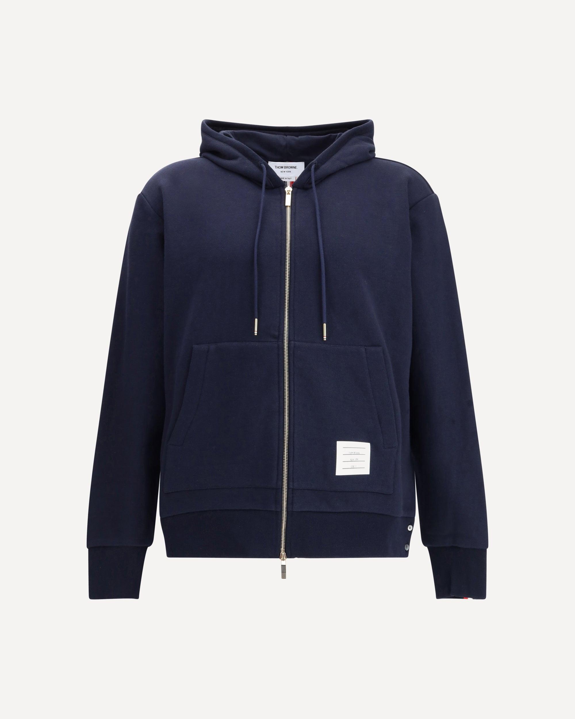 パーカー・フーディ Thom Browne Hoodie Classic Loopback 4 Bar Full Zip Hoodie | Thom Browne