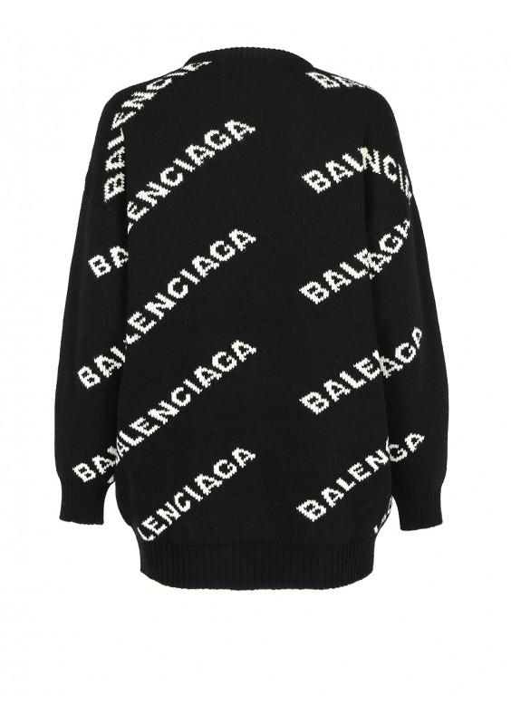 balenciaga black sweater