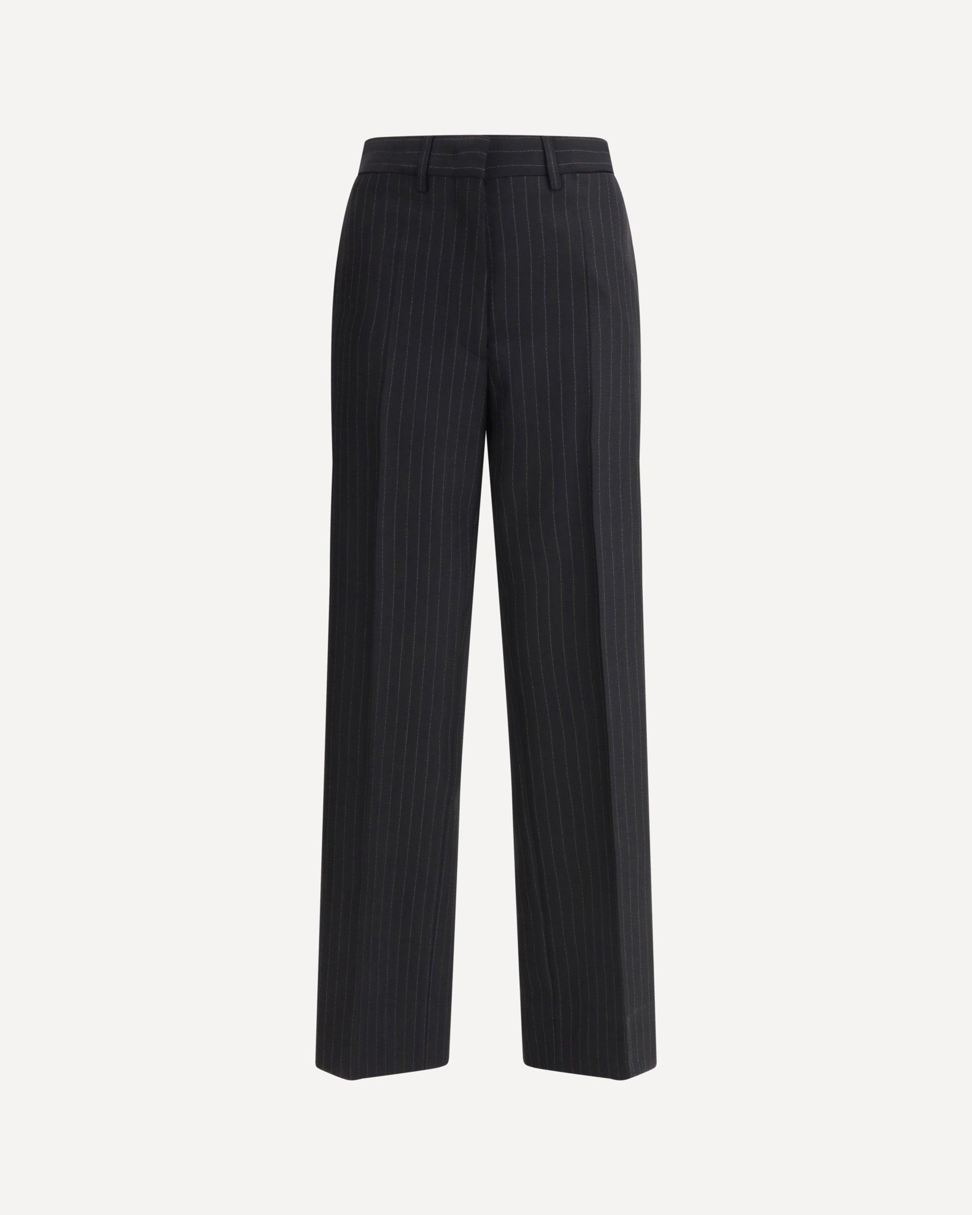 MIU MIU | PINSTRIPED WOOL PANTS BLACK パンツ Miu Miu Pants for Women | Online Sale up to 42% off | Lyst