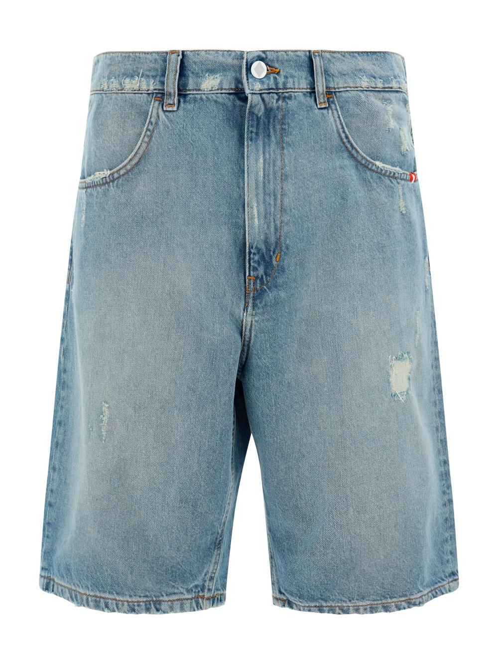 AMISH Jeans Bermuda in Blue for Men | Lyst
