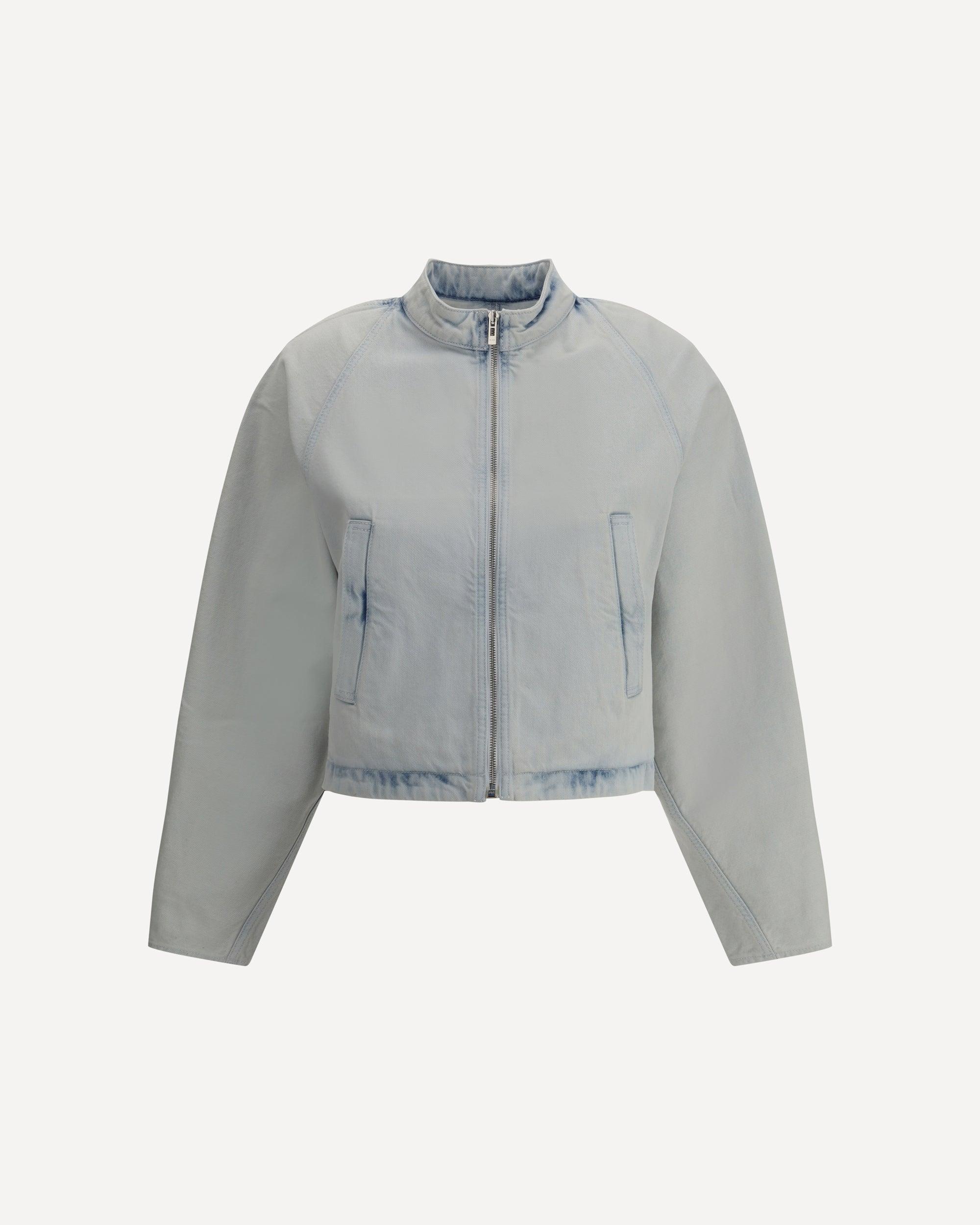 【アライア】 Jackets - Denim Jackets ジャケット ALAÏA ニットフード付き デニム製ジャケット | ジャケット