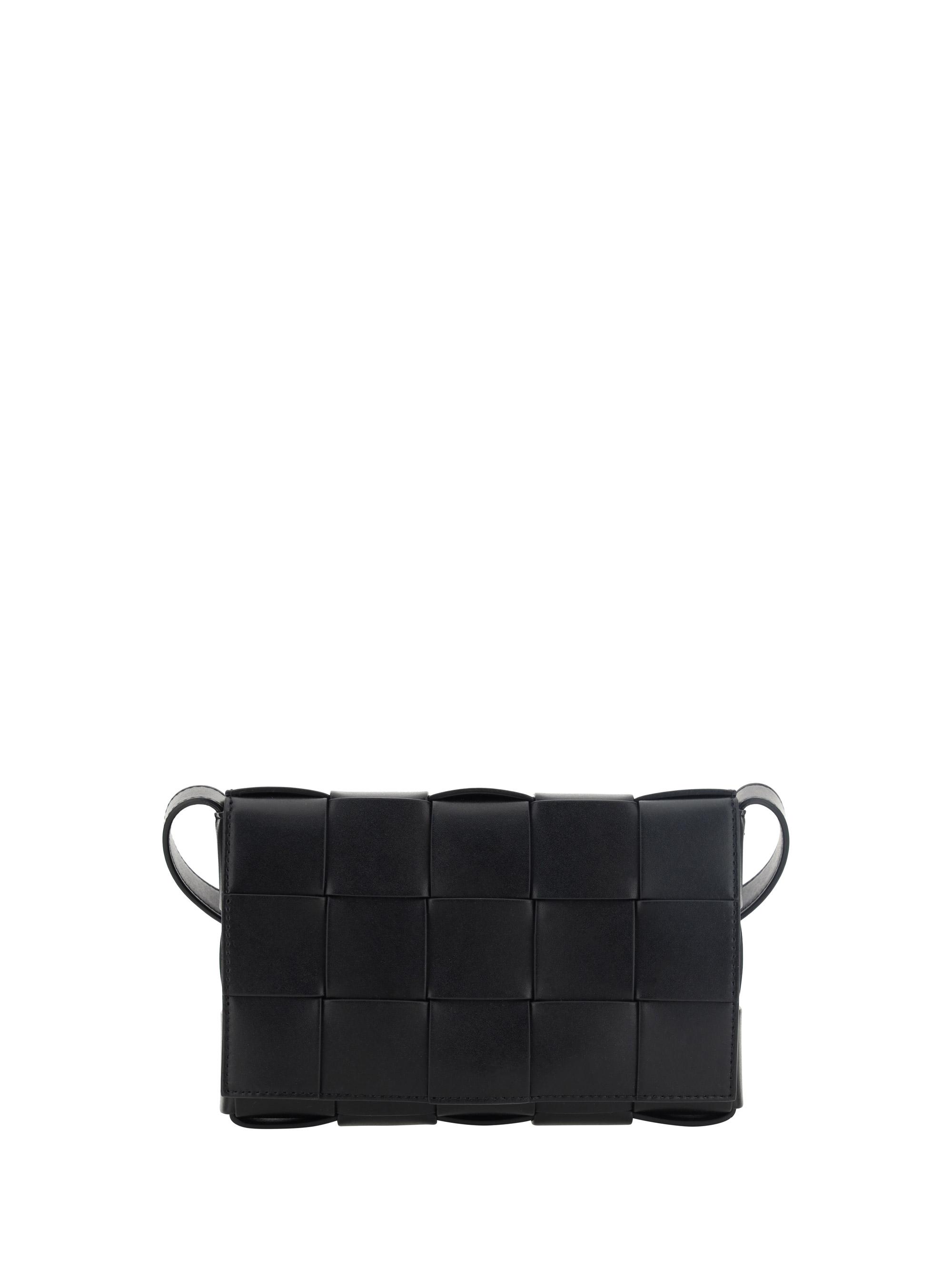 Bottega Veneta Cassette Shoulder Bag in Black