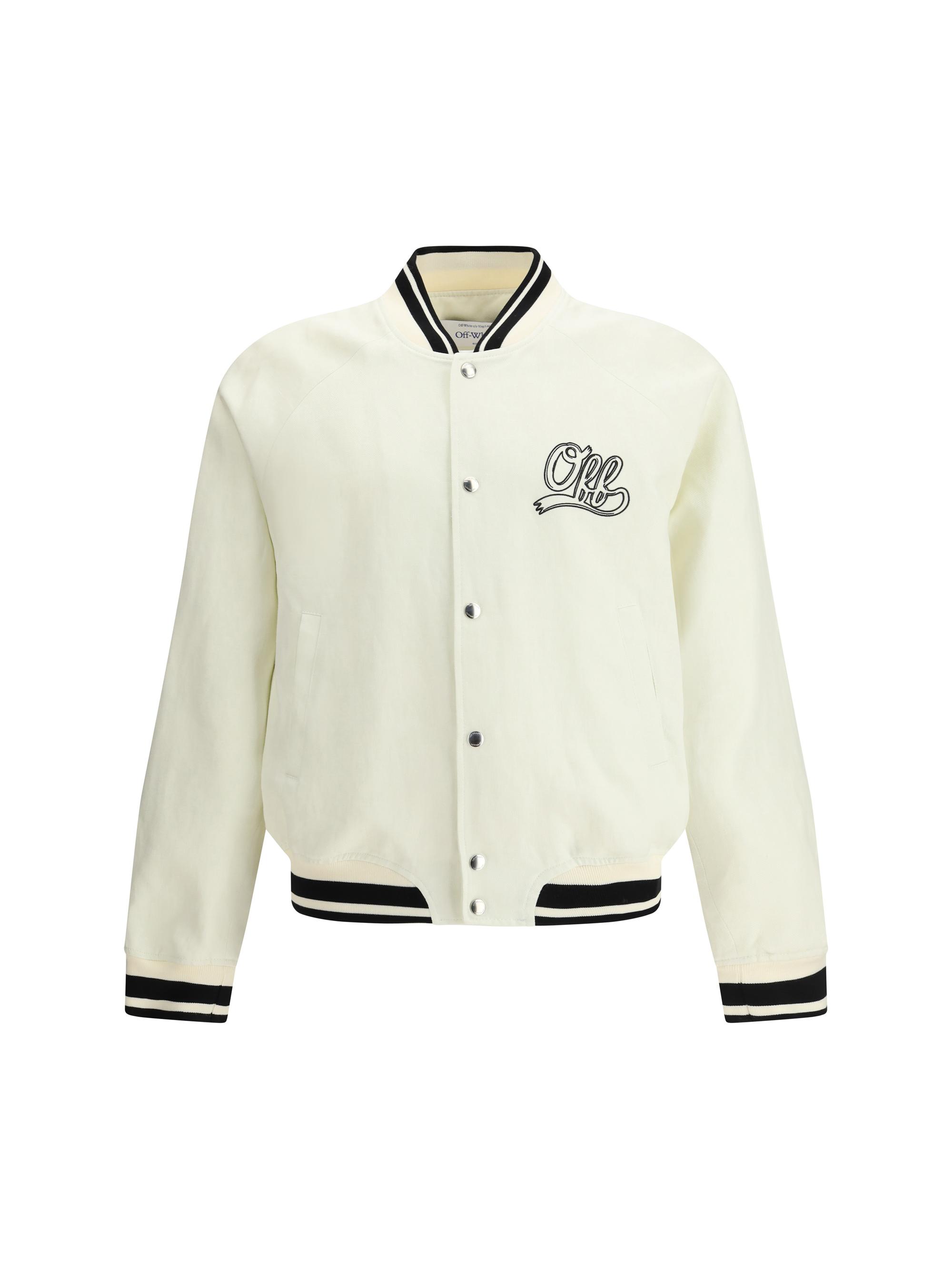 ジャケット・アウター Off-White Embroidered Souvenir Jacket Off-White c/o Virgil Abloh Souvenir Jacket in Natural for Men