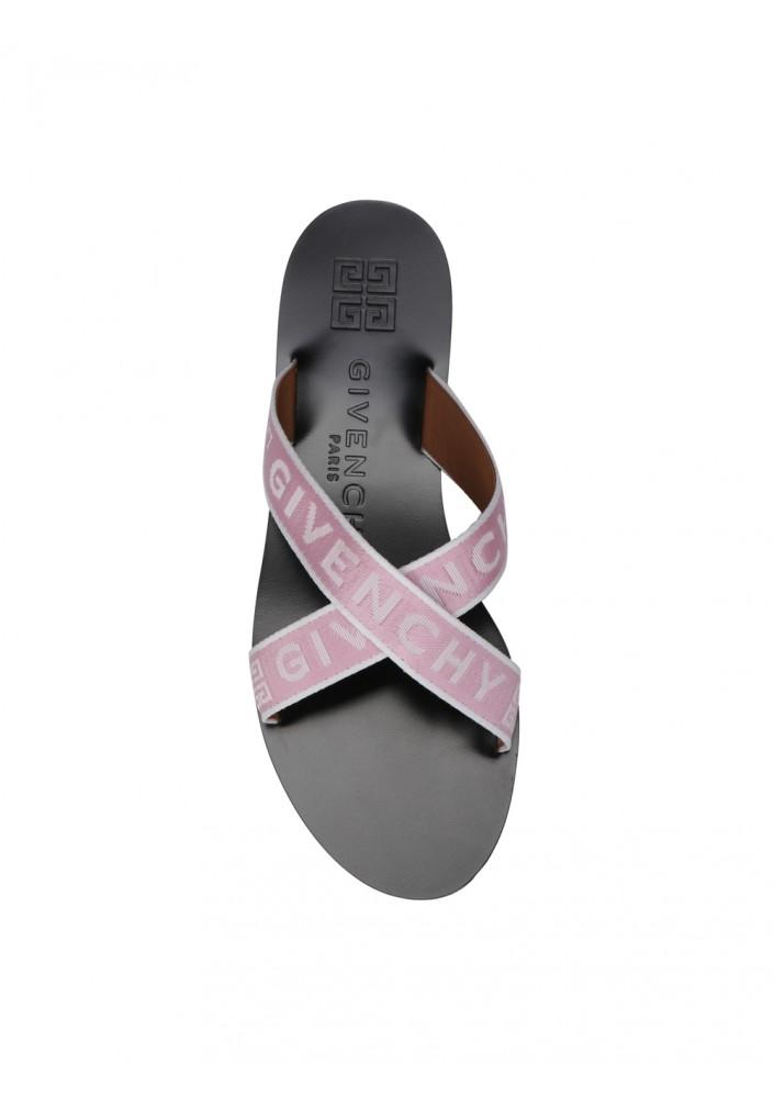 Givenchy Leather Sandals in Pink - Lyst