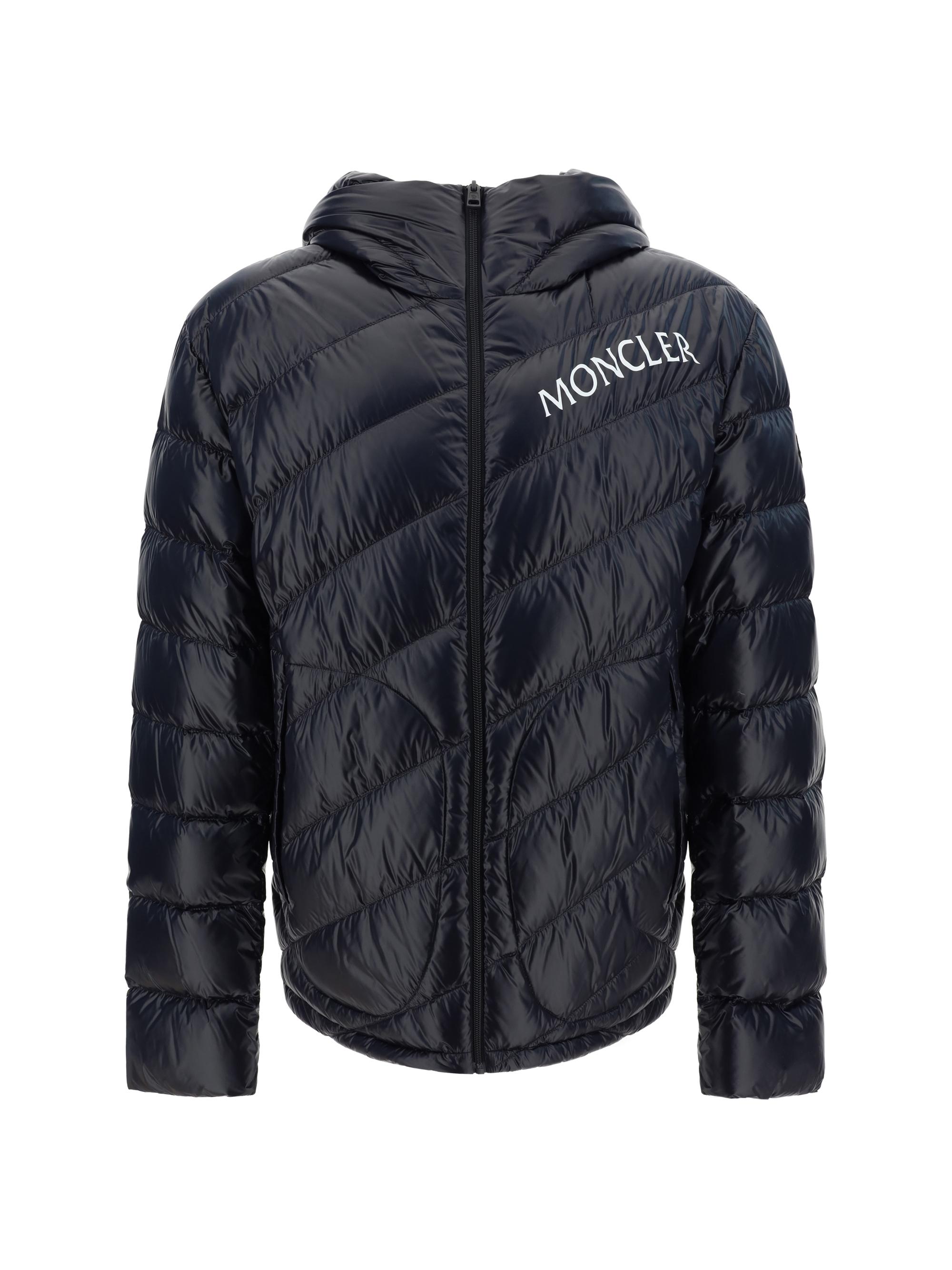 Moncler Down Jackets in Blue for Men | Lyst
