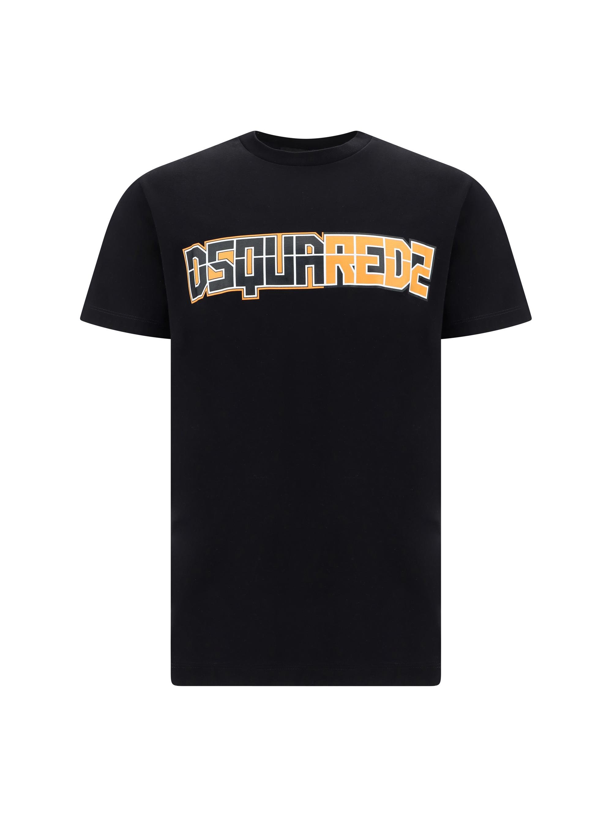 Black and gold hot sale dsquared t shirt