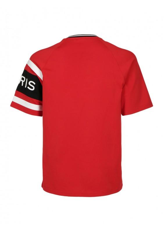 givenchy red logo t shirt