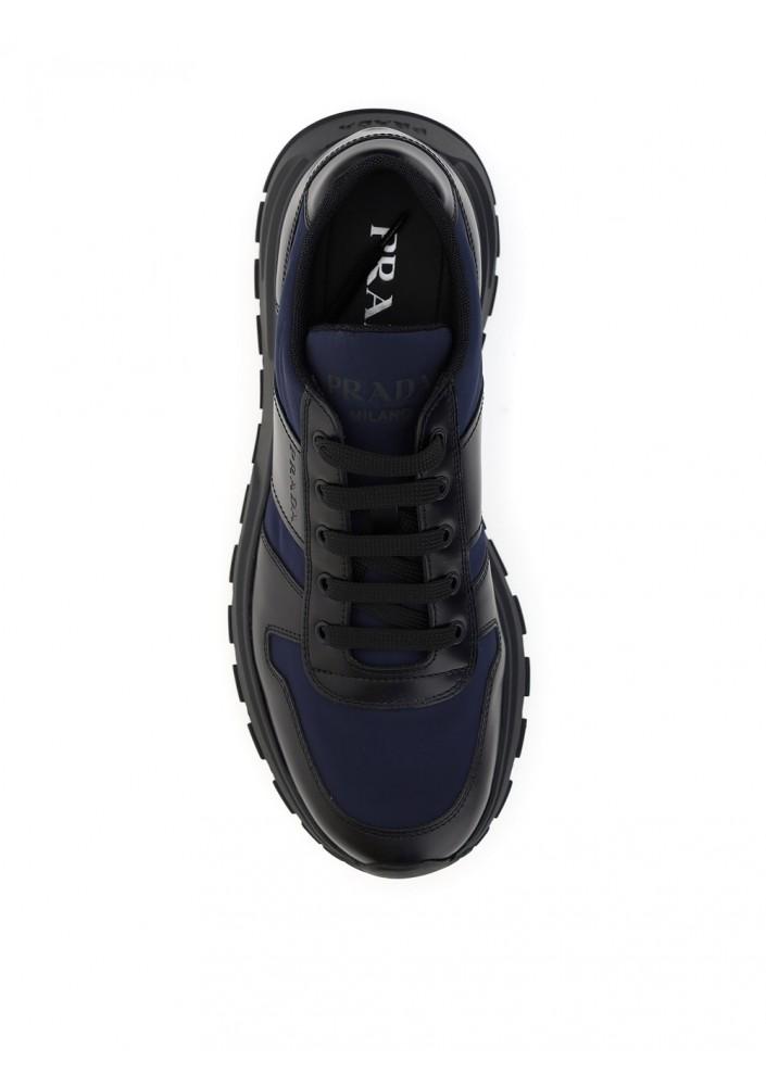 Prada Synthetic Prax 01 Trainers in Black for Men | Lyst