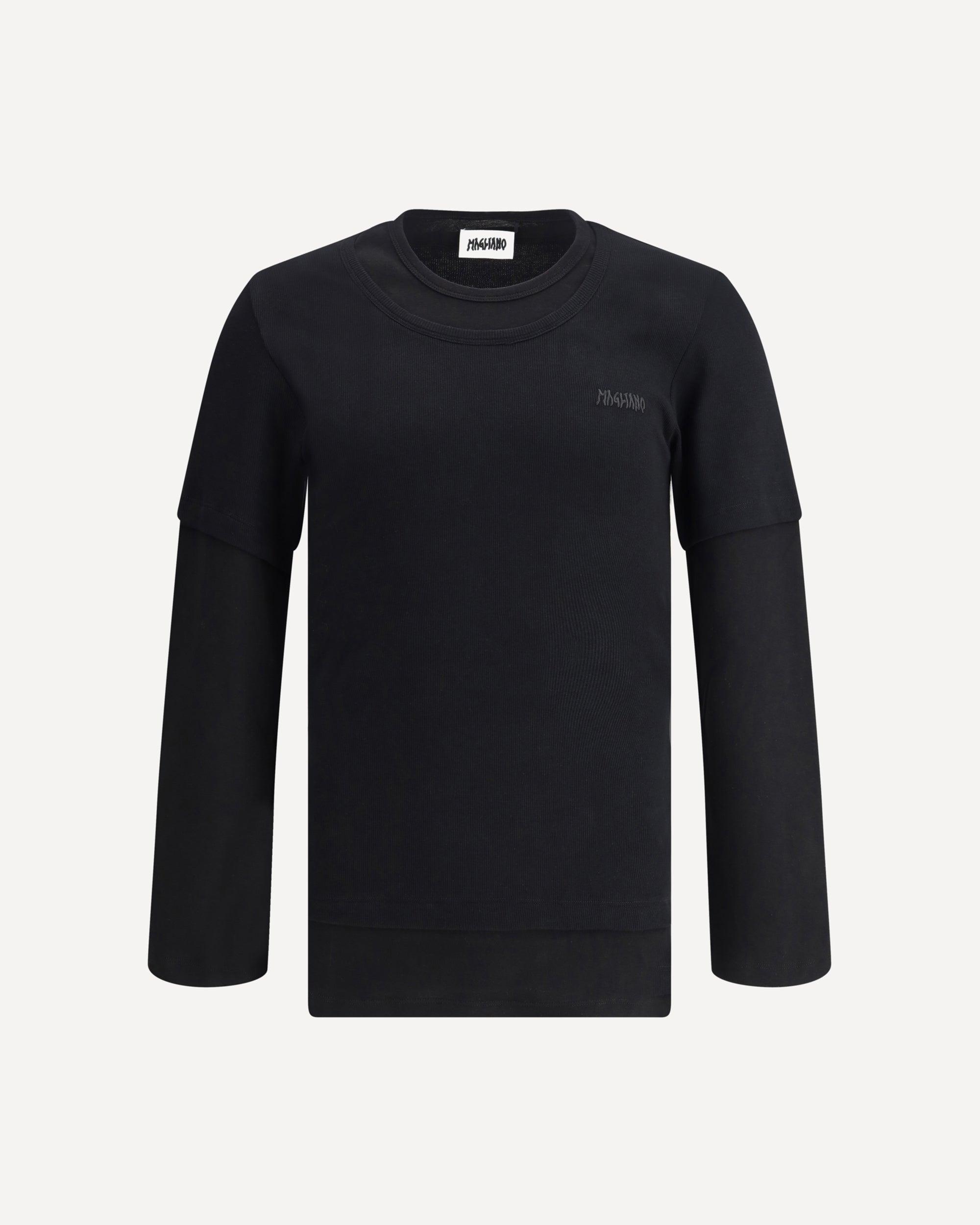 Tシャツ・カットソー Magliano SS25 DOUBLE TSHIRT LONG SLEEVE (T58016935LU35 51) Magliano Long-sleeve t-shirts for Men | Online Sale up to 71