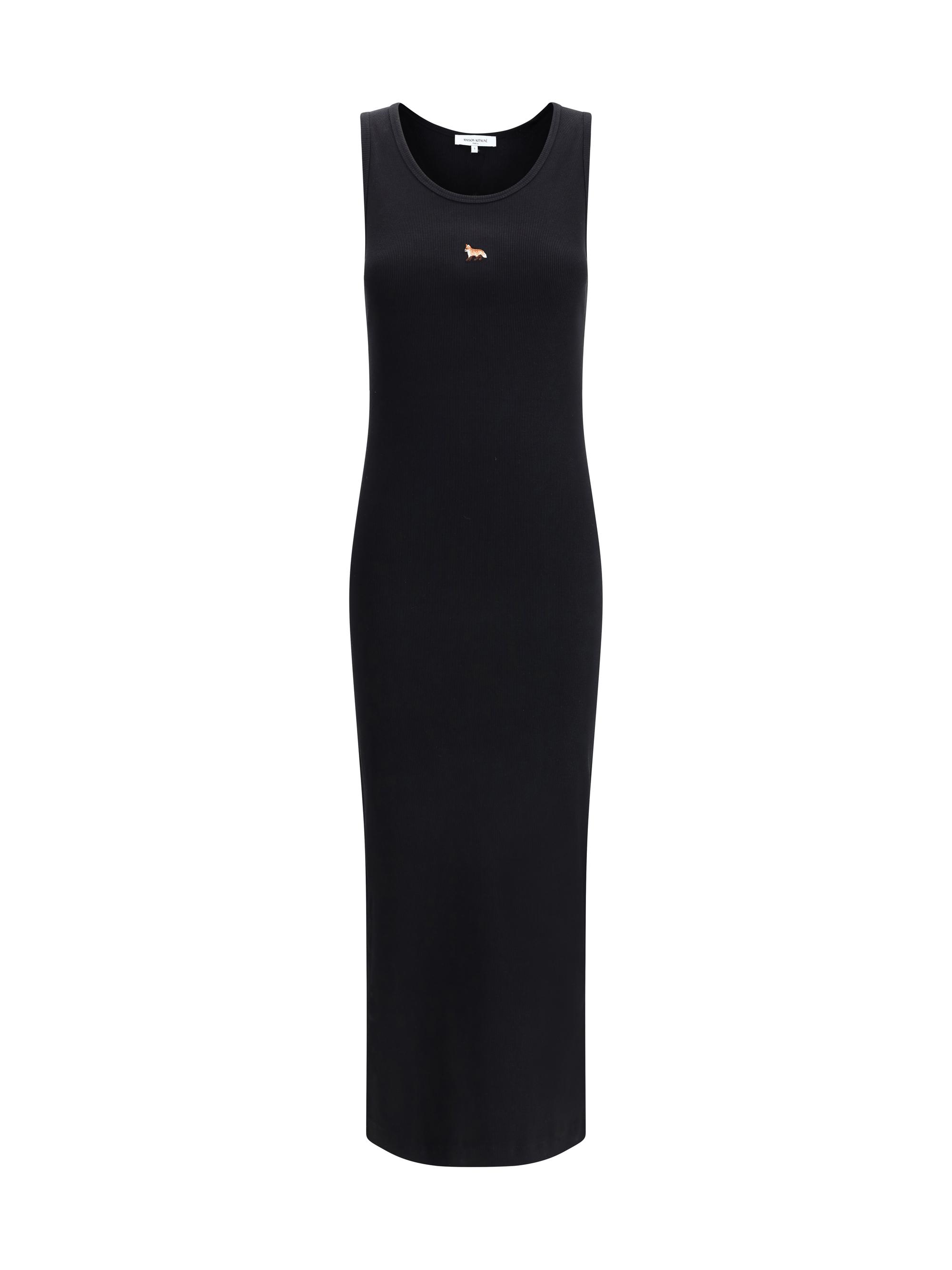 MAISON KITSUNE メゾンキツネ Techno Fabric Long Dress セール】CRAFTED EMBROIDERY MAXI SLEEVE DRESS（ワンピース