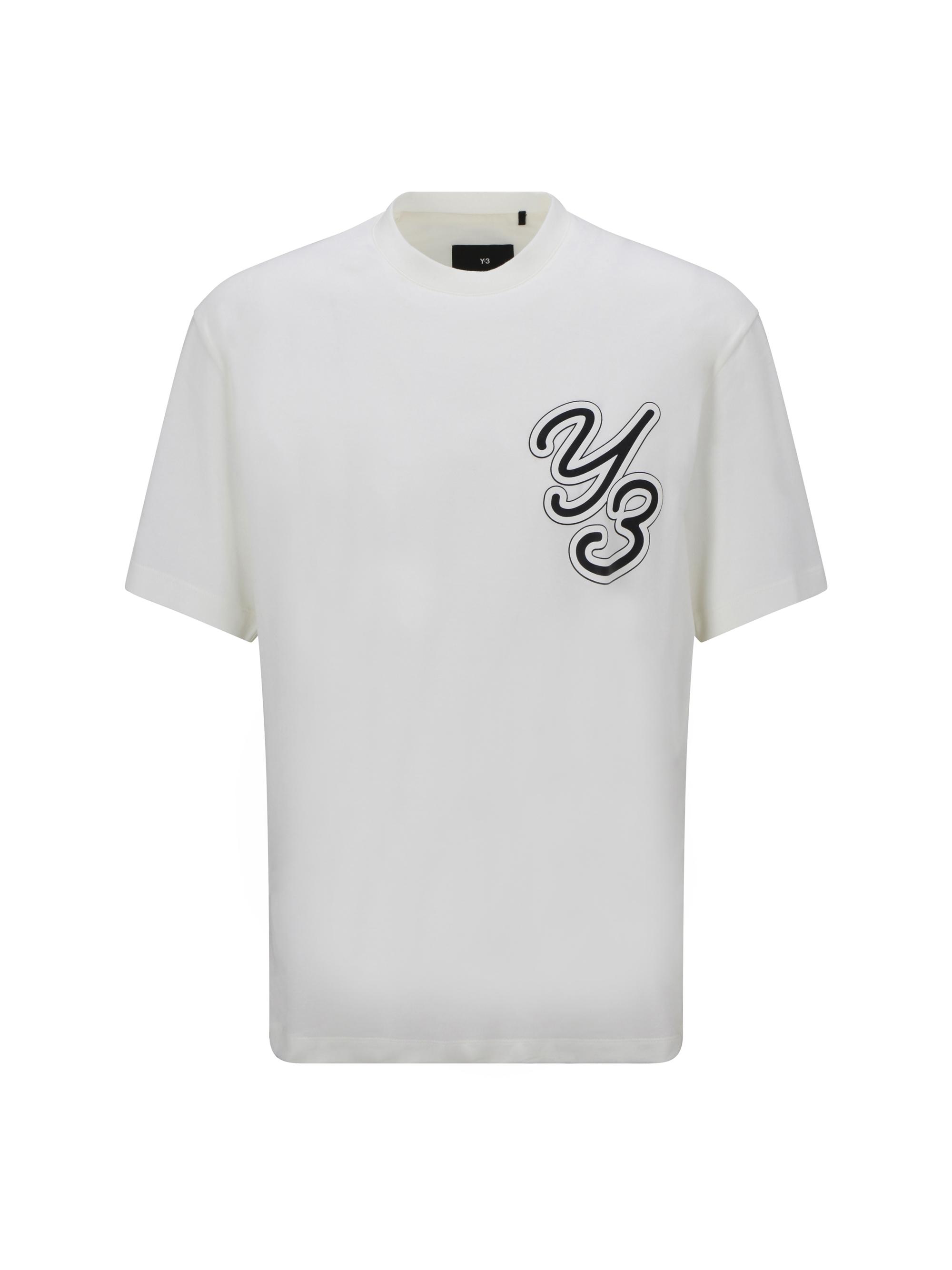Y-3 T-shirts in White for Men | Lyst
