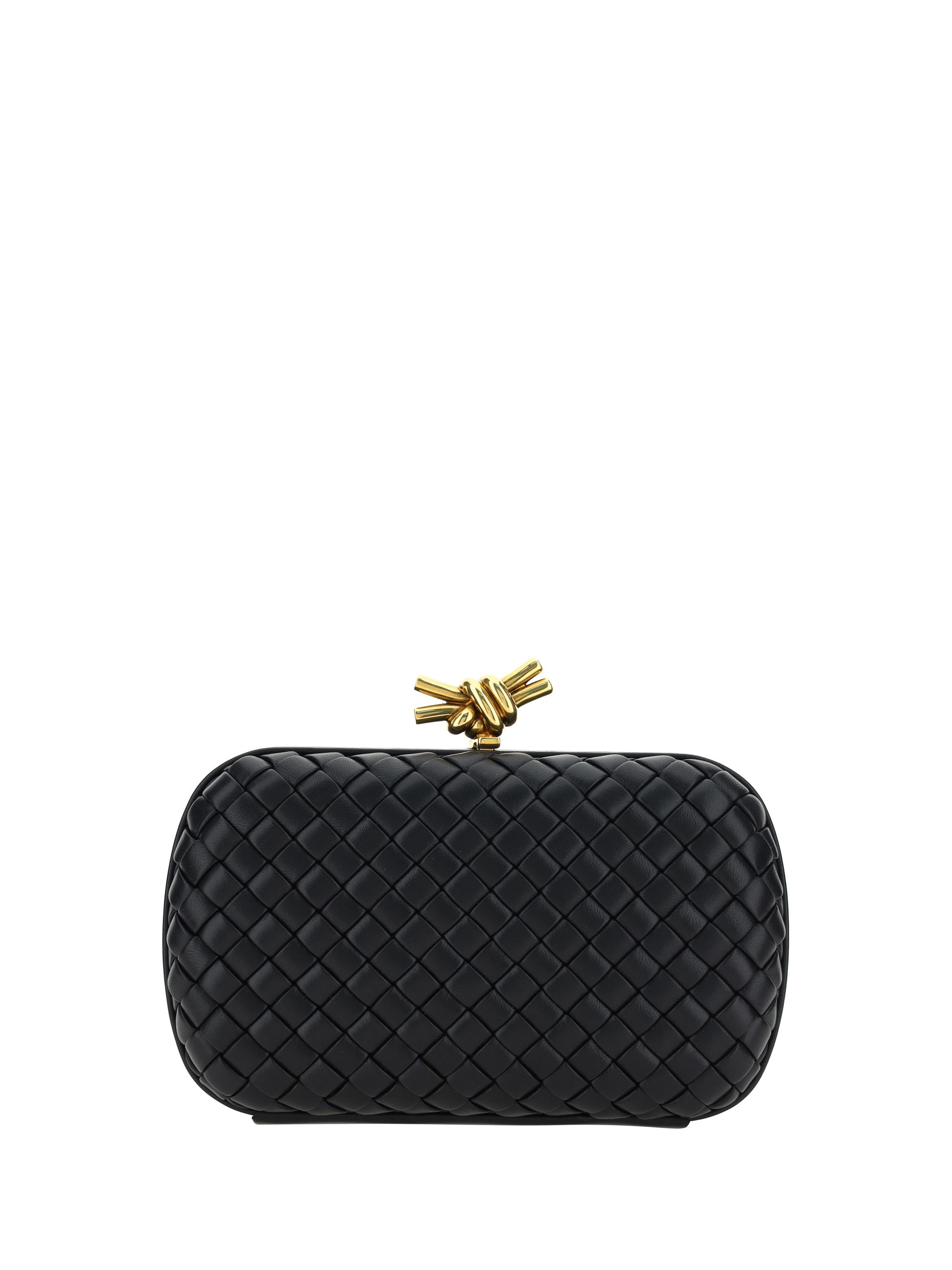 Bottega Veneta Knot Pochette in Woven Leather