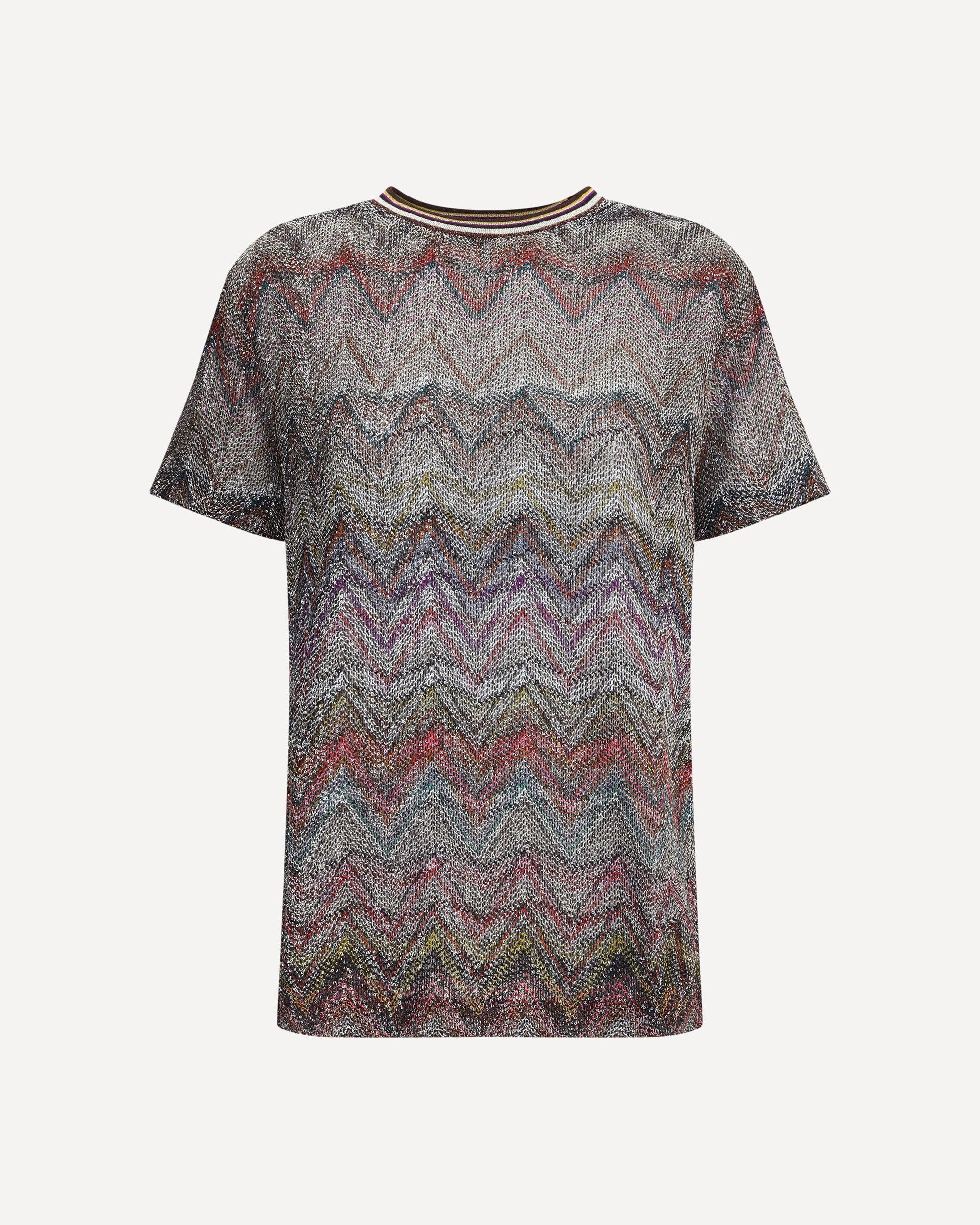 MISSONI 売れ筋商品|||ミッソーニ Tシャツ トップス レディース Tops Grey 楽天市場】ミッソーニ（Tシャツ・カットソー｜トップス
