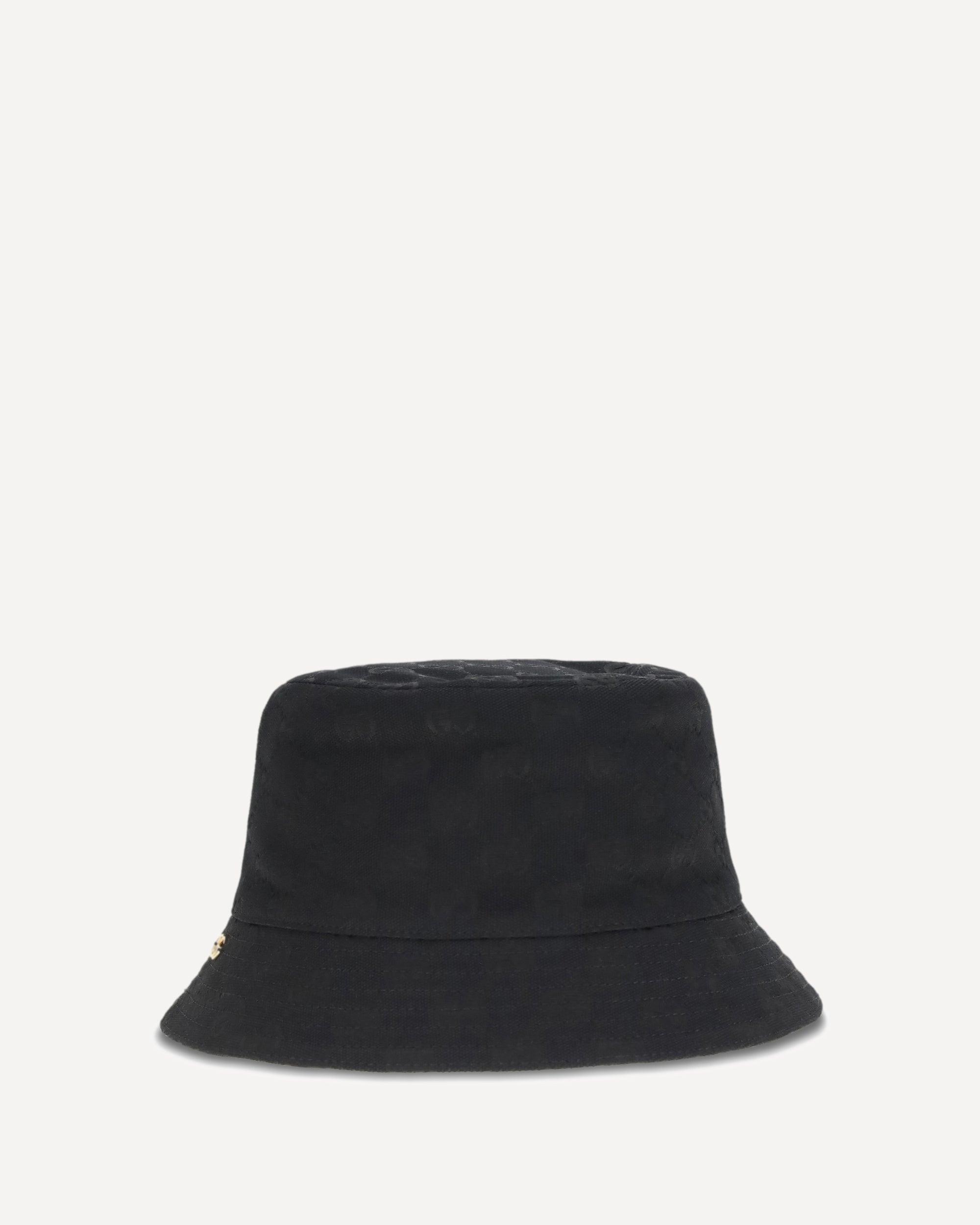 Gucci GG Plaid Reversible Bucket Hat Black Street Casual Trend SOLD•Reversible GUCCI Bucket Hat, SALE! $99! Authentic as  main image 4