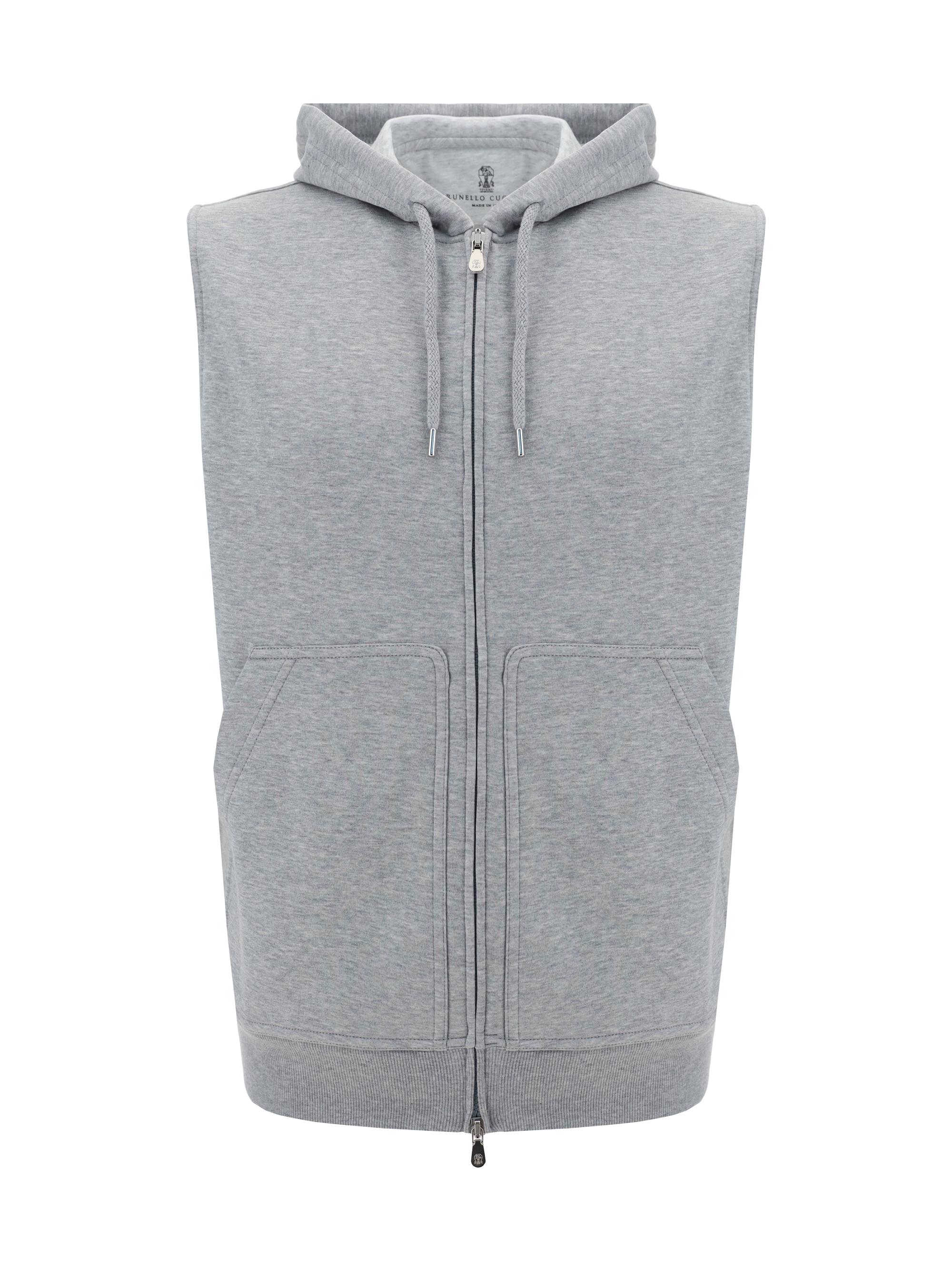 Sleeveless hooded vest hotsell