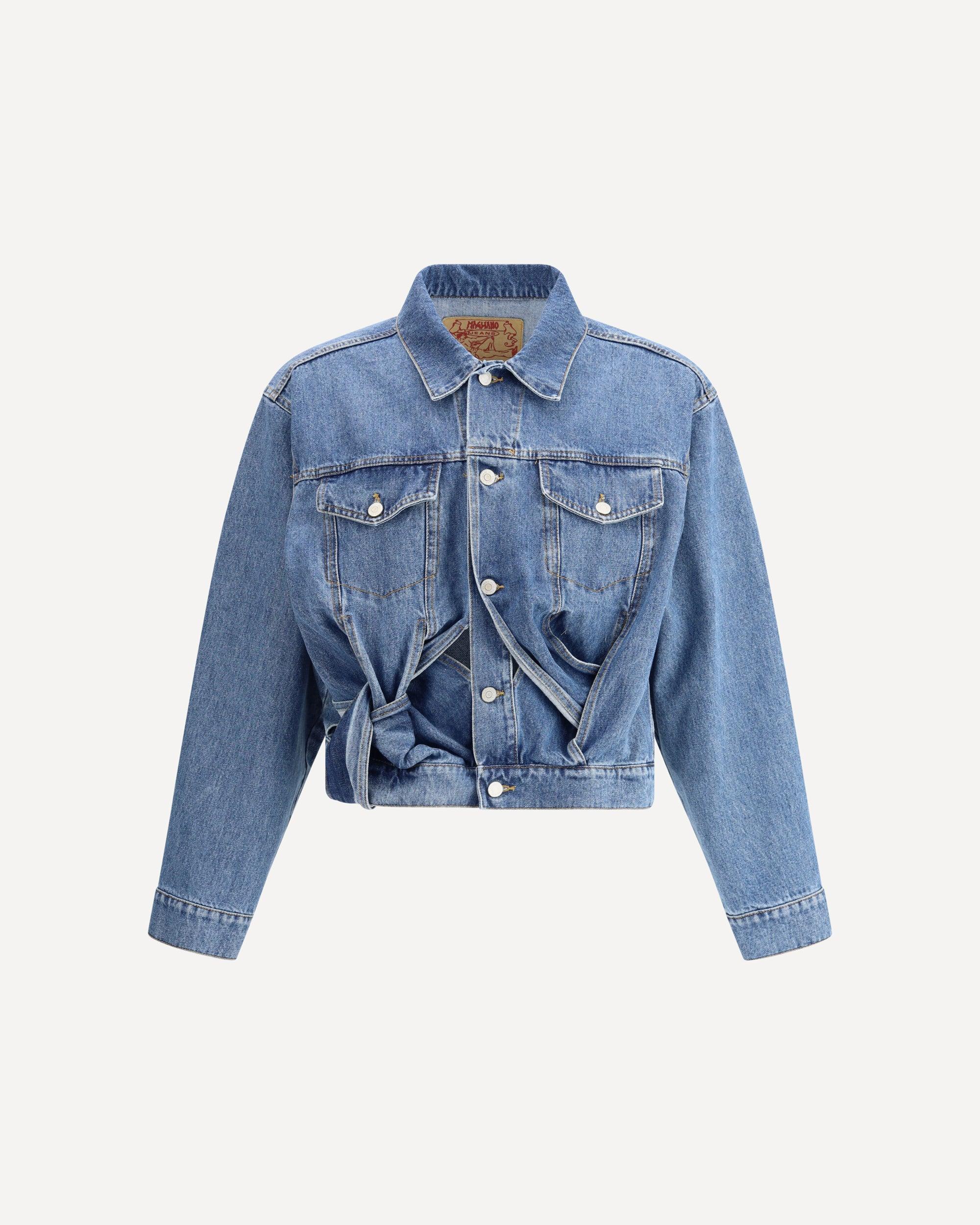 MAGLIANO PUFFY DENIM JACKET