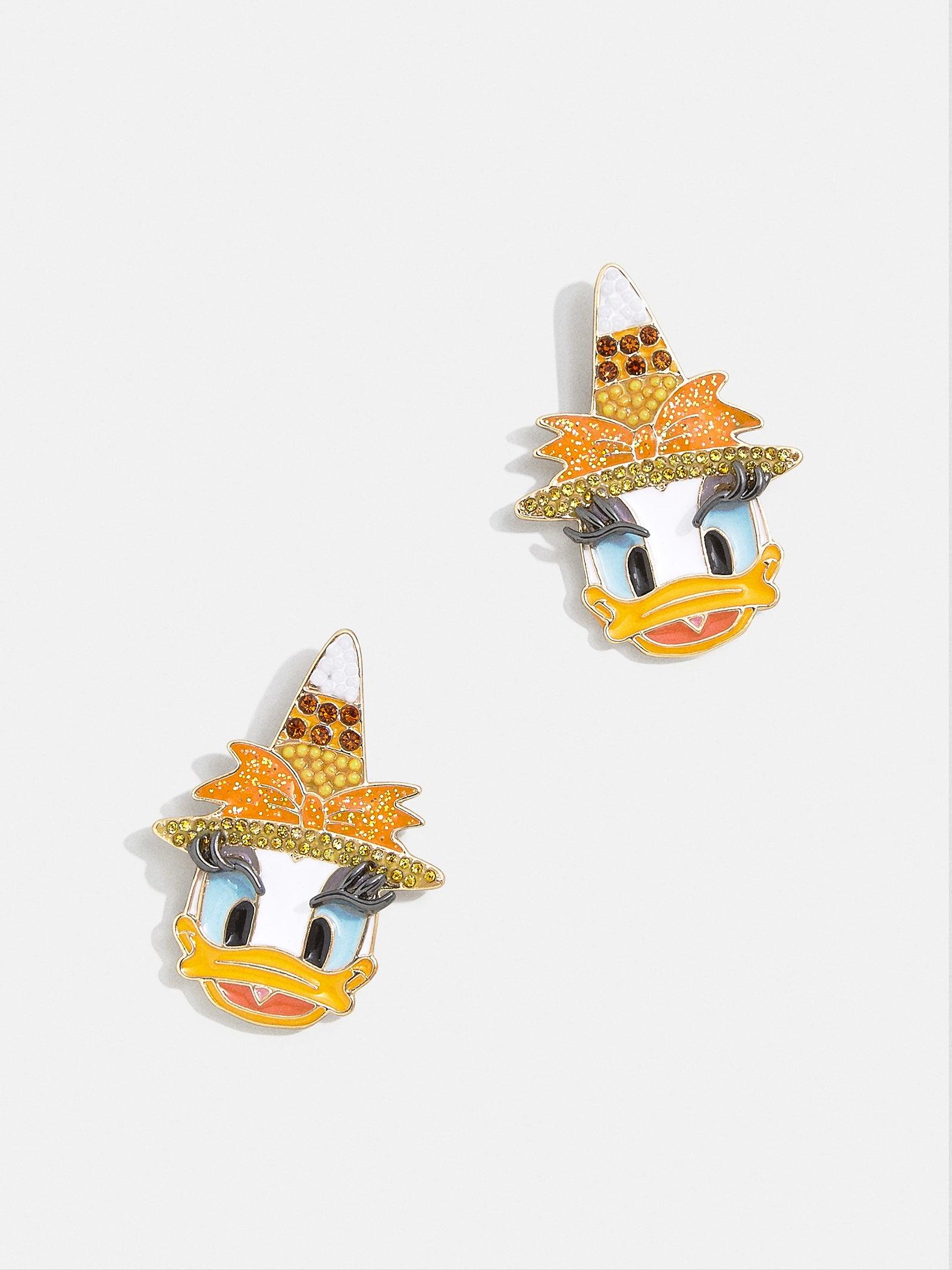 BaubleBar Daisy Duck Disney Candy Corn Earrings in White | Lyst