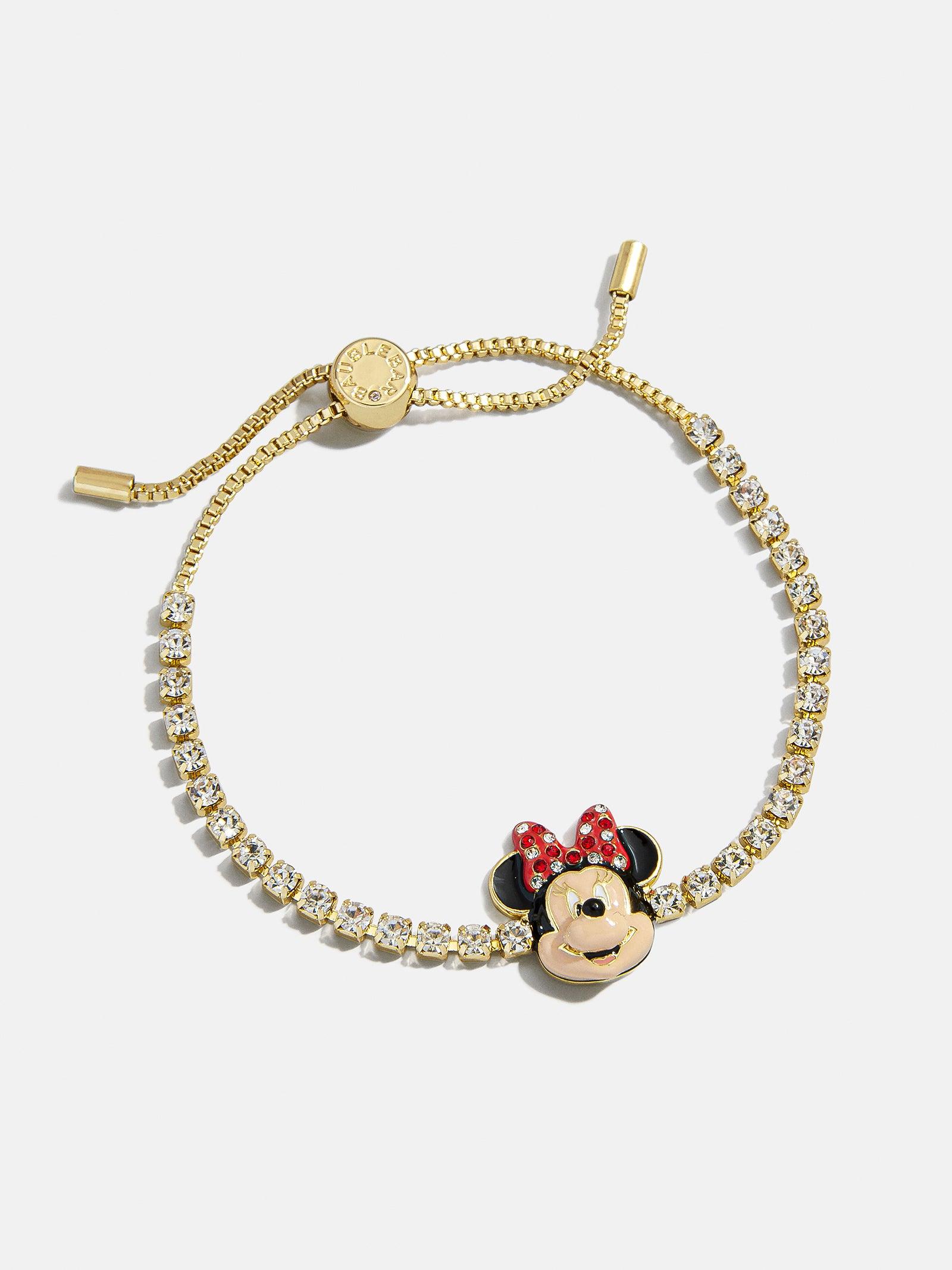 【Baublebar】★ブレスレット★ Minnie Mouse Tennis Bracelet BaubleBar Disney Minnie Mouse Tennis Bracelet in Natural | Lyst
