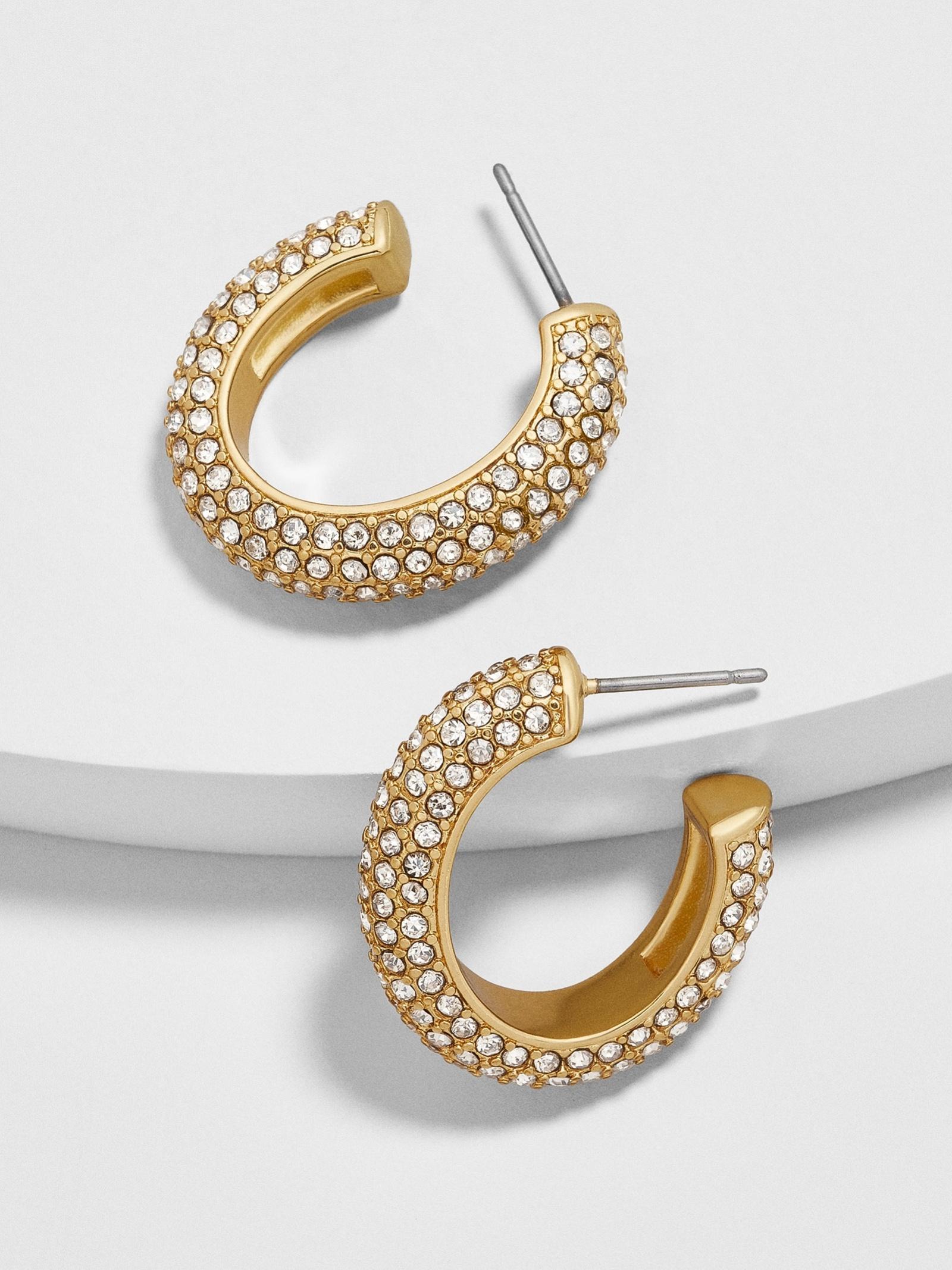BaubleBar Marciella Hoop Earrings in Gold (Metallic) Lyst