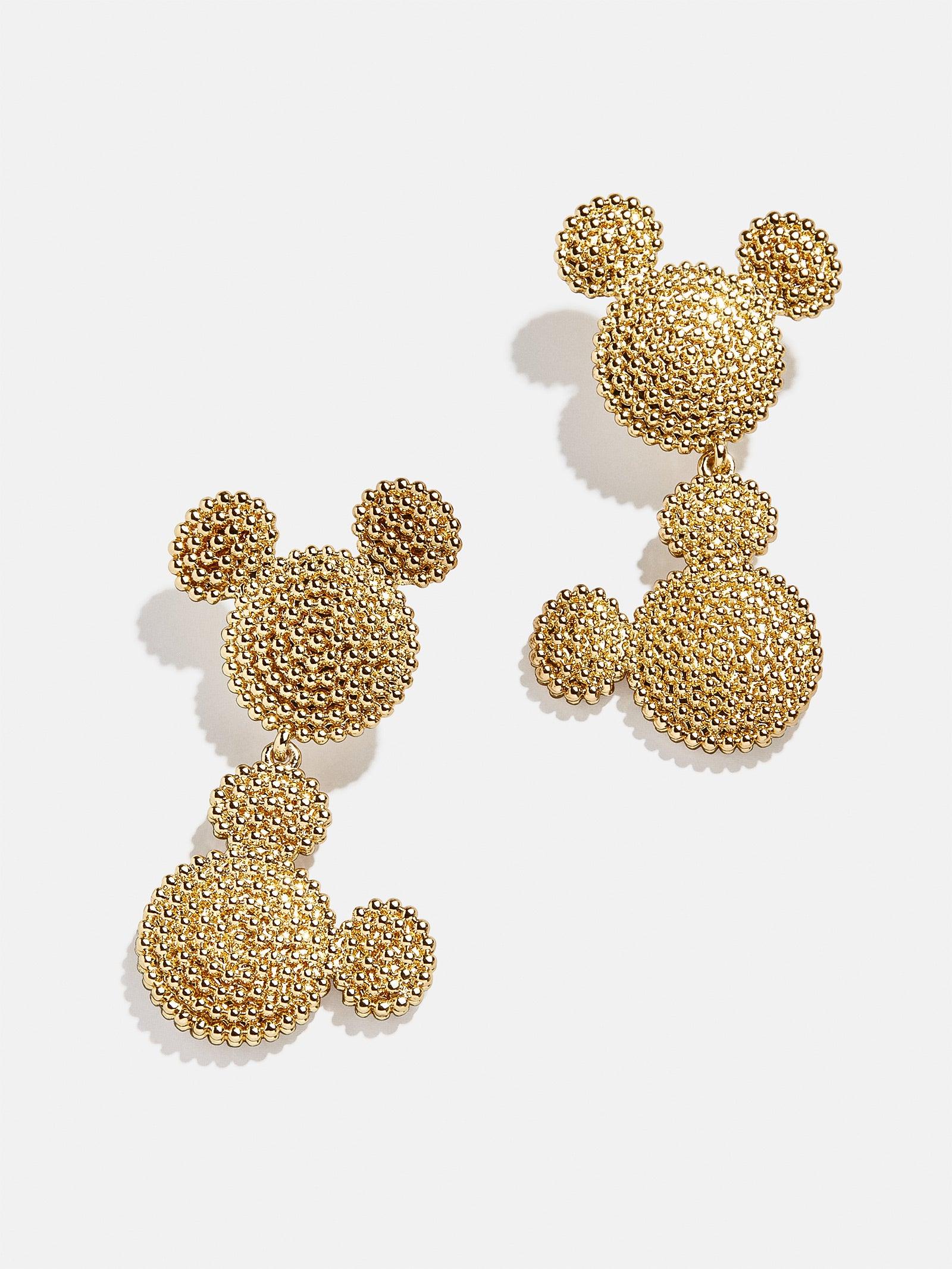 BaubleBar Mickey Mouse Disney Make A Statement Earrings in White Lyst