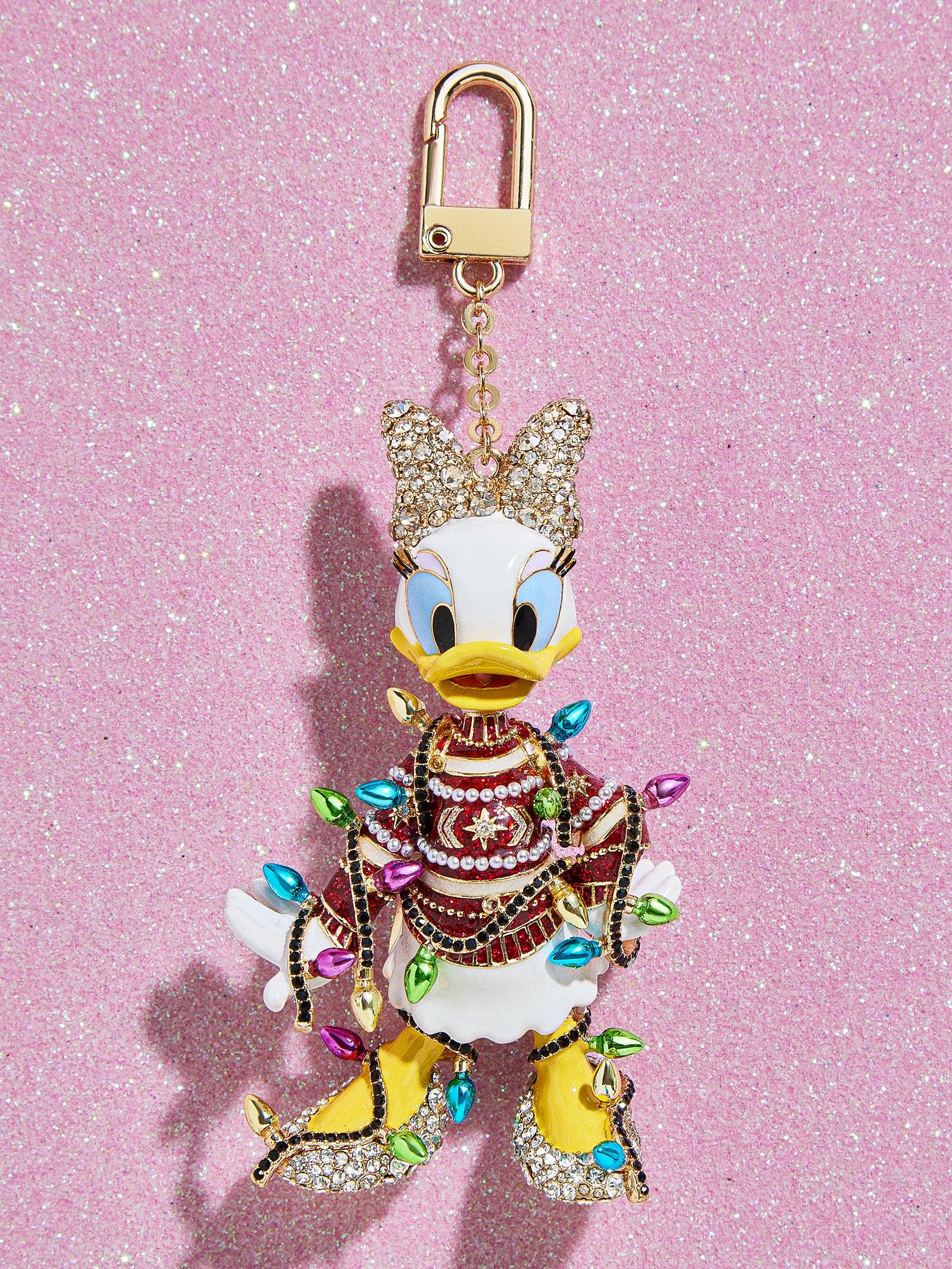 BaubleBar Daisy Duck Deck The Halls Disney Bag Charm in Pink | Lyst