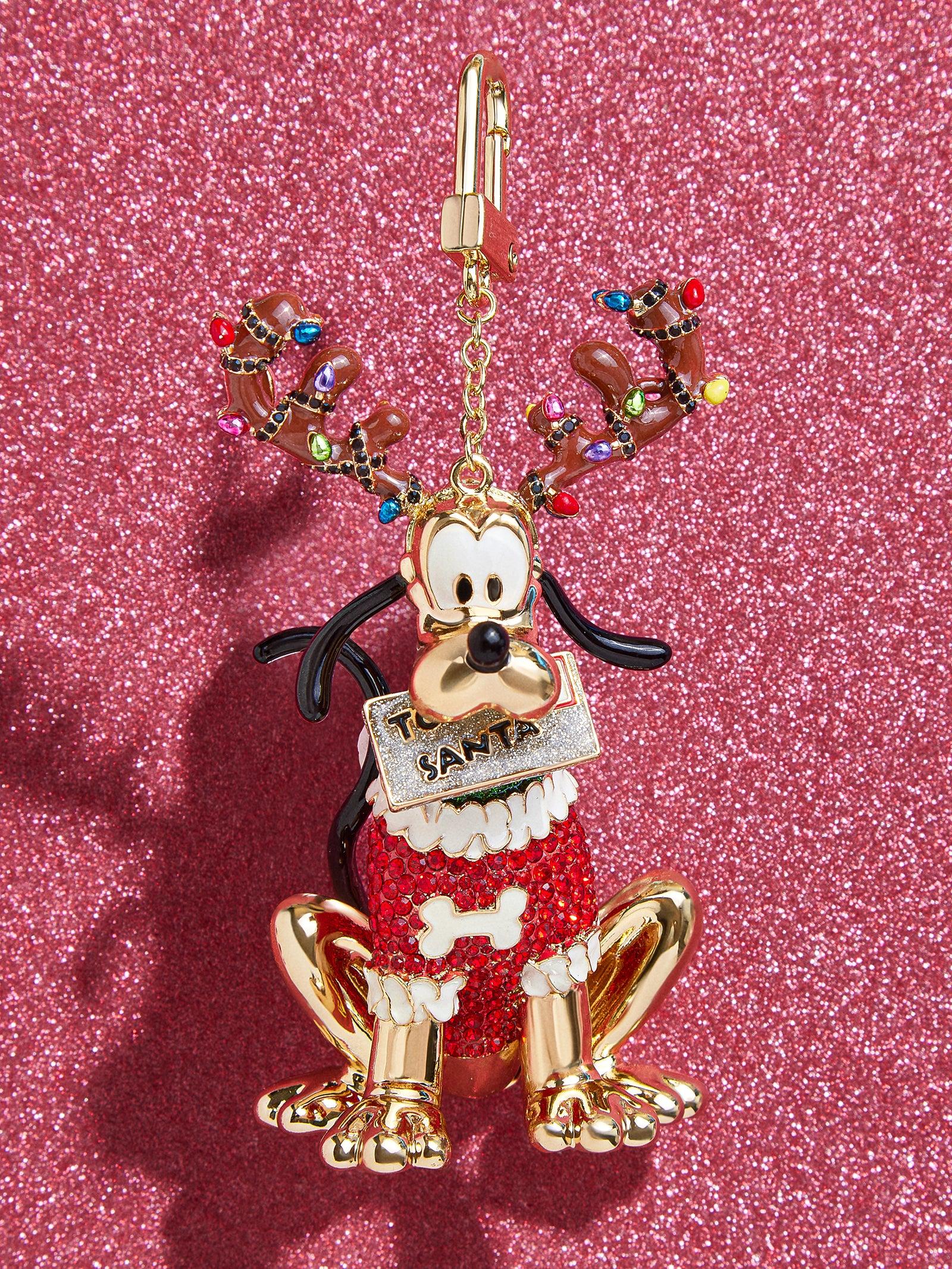BaubleBar Pluto Santa's Little Helper Disney Bag Charm in Red | Lyst