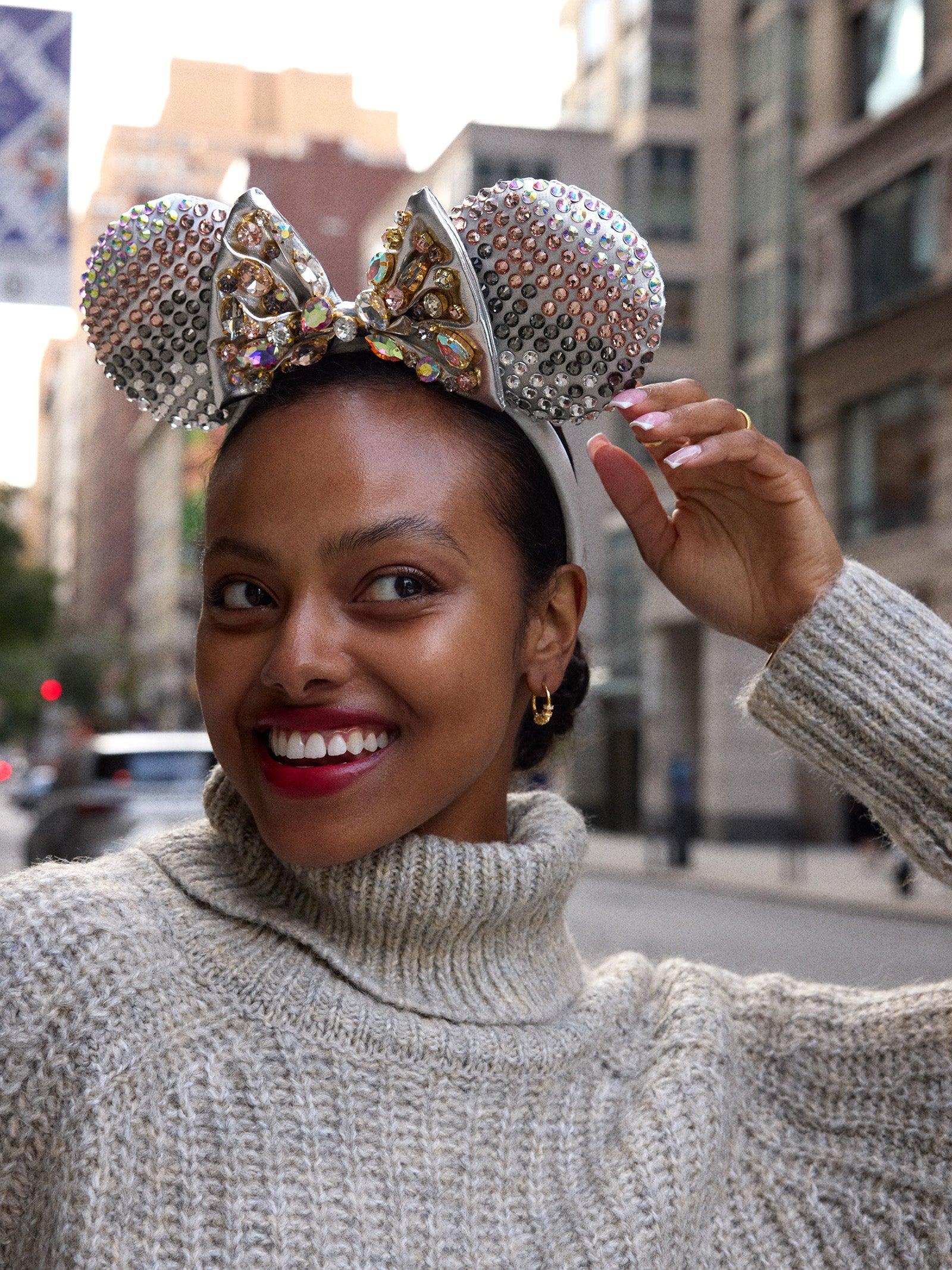 BaubleBar Sequin Padded Headband - Black and White BaubleBar Headbands and Hair Accessories for Women | Online  main image 4