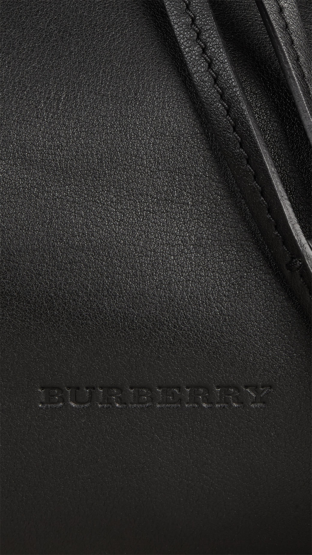 Burberry The Large Ashby Leather Black Bag - Lyst