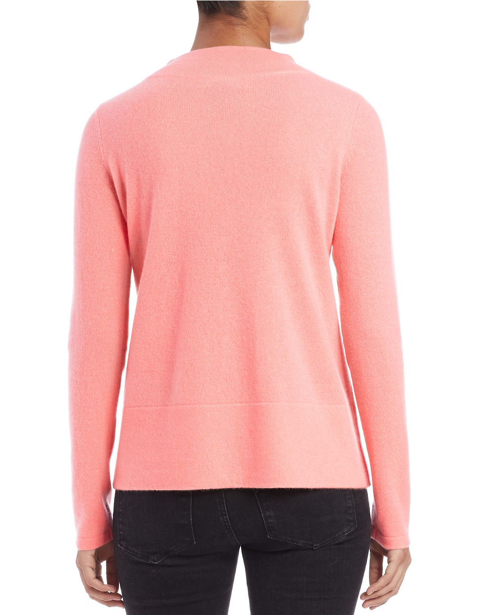 Lyst - Lord & Taylor Boat-neck Cashmere Sweater in Pink