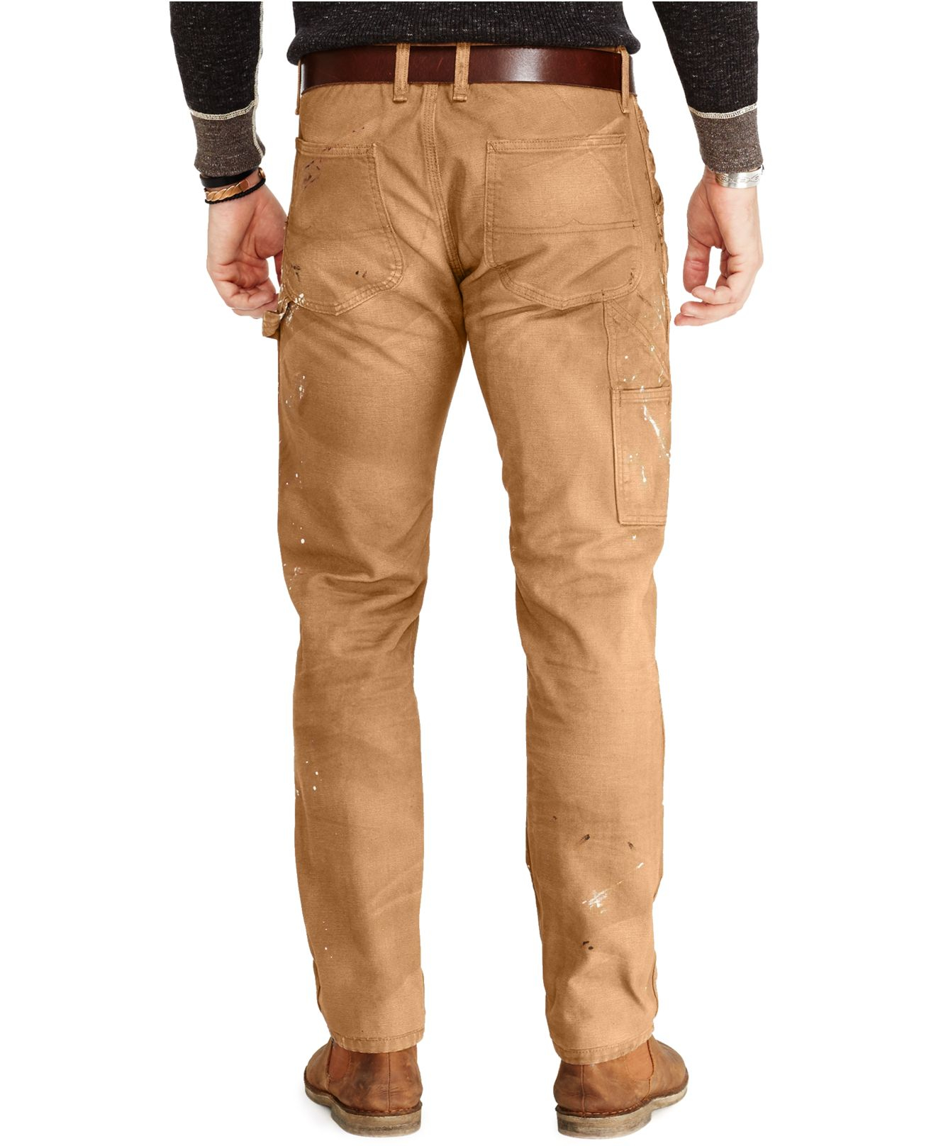 Denim & Supply Ralph Lauren Straight Canvas Carpenter Pants in Brown for  Men - Lyst