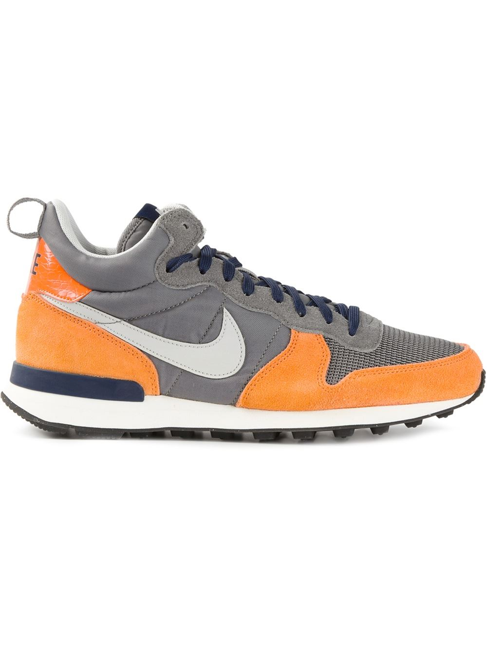 Nike 'Internationalist Mid' Sneakers in Grey (Orange) for Men - Lyst