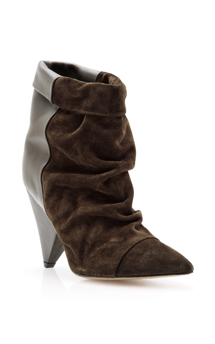 isabel marant slouchy suede boots