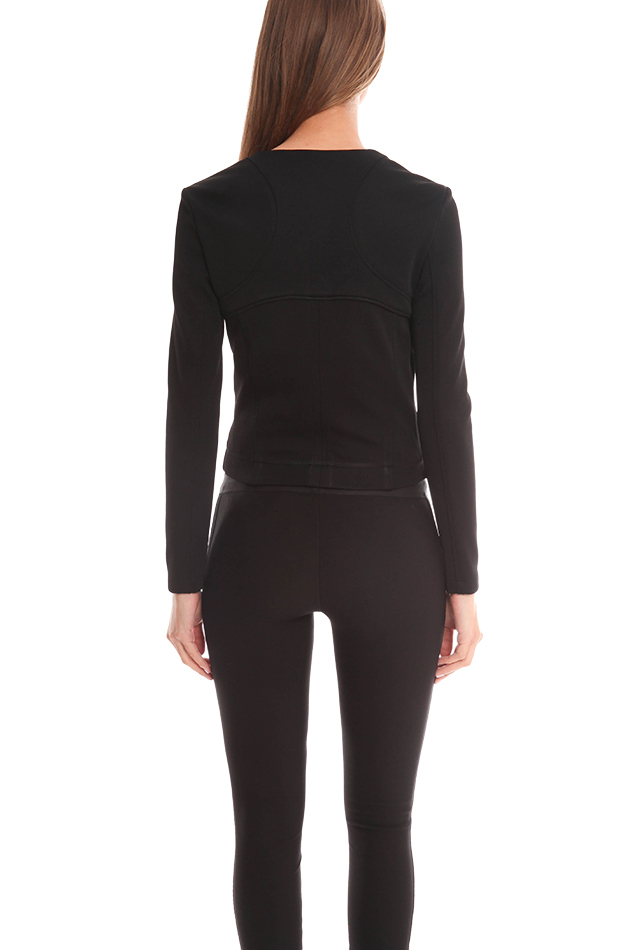 Helmut Lang Lateral Drape Jacket In Black Lyst