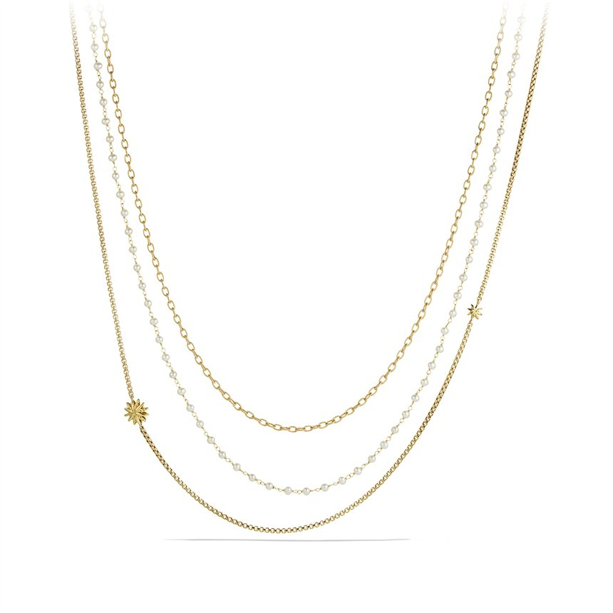 David Yurman Pearl Chain Necklace Photos