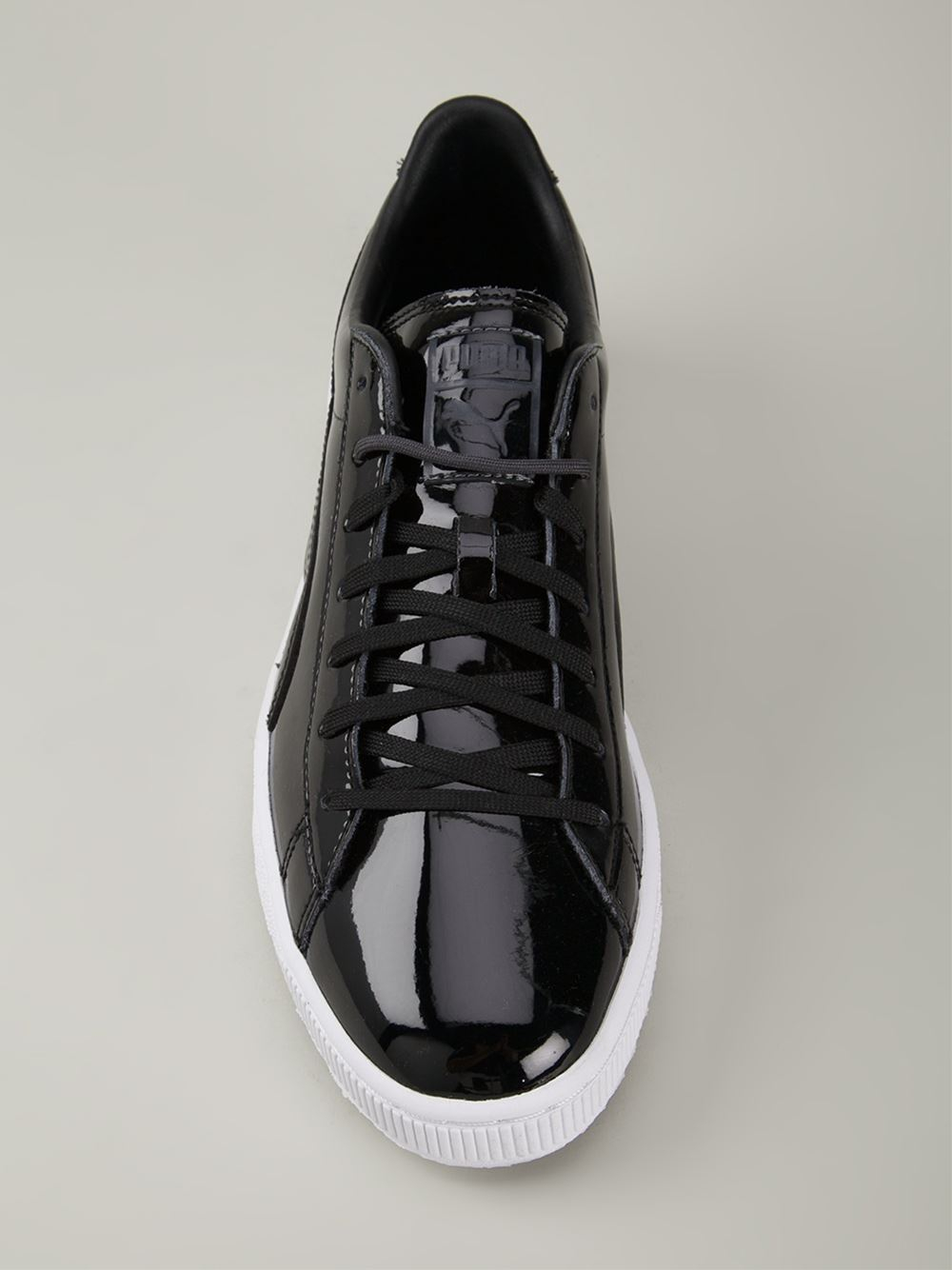 patent leather puma basket