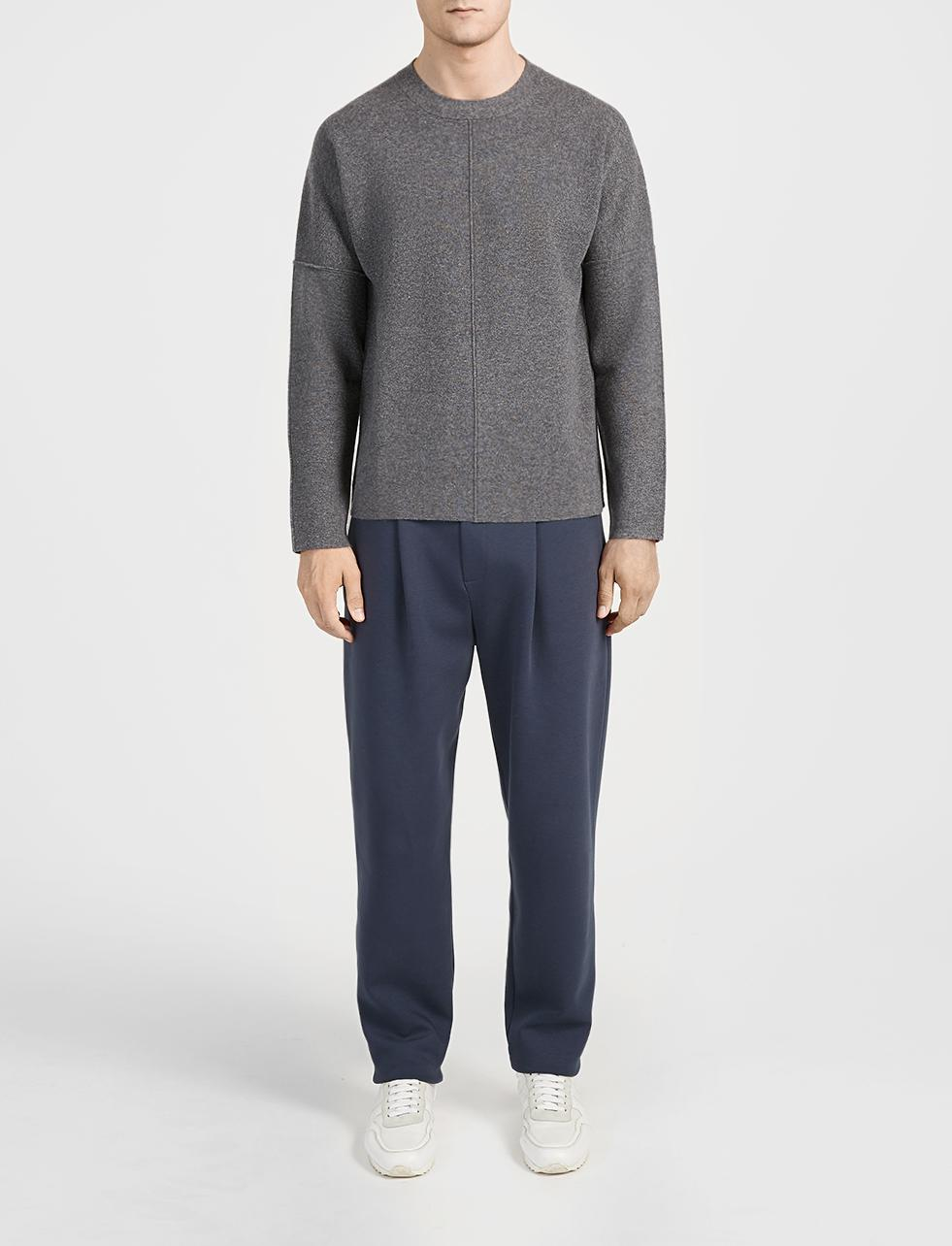 Lyst - Joseph Milano Sweater in Gray for Men