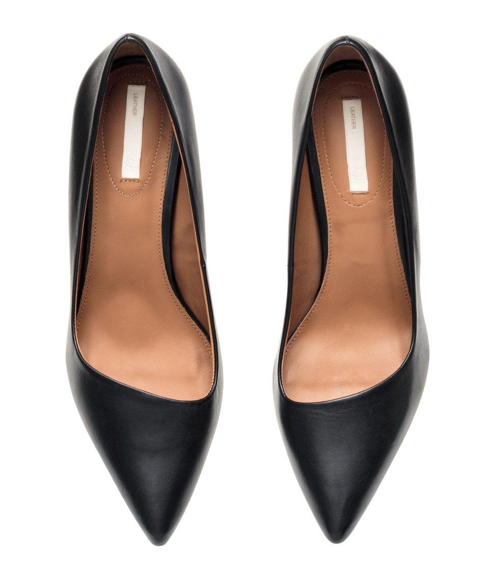 h&m black shoes