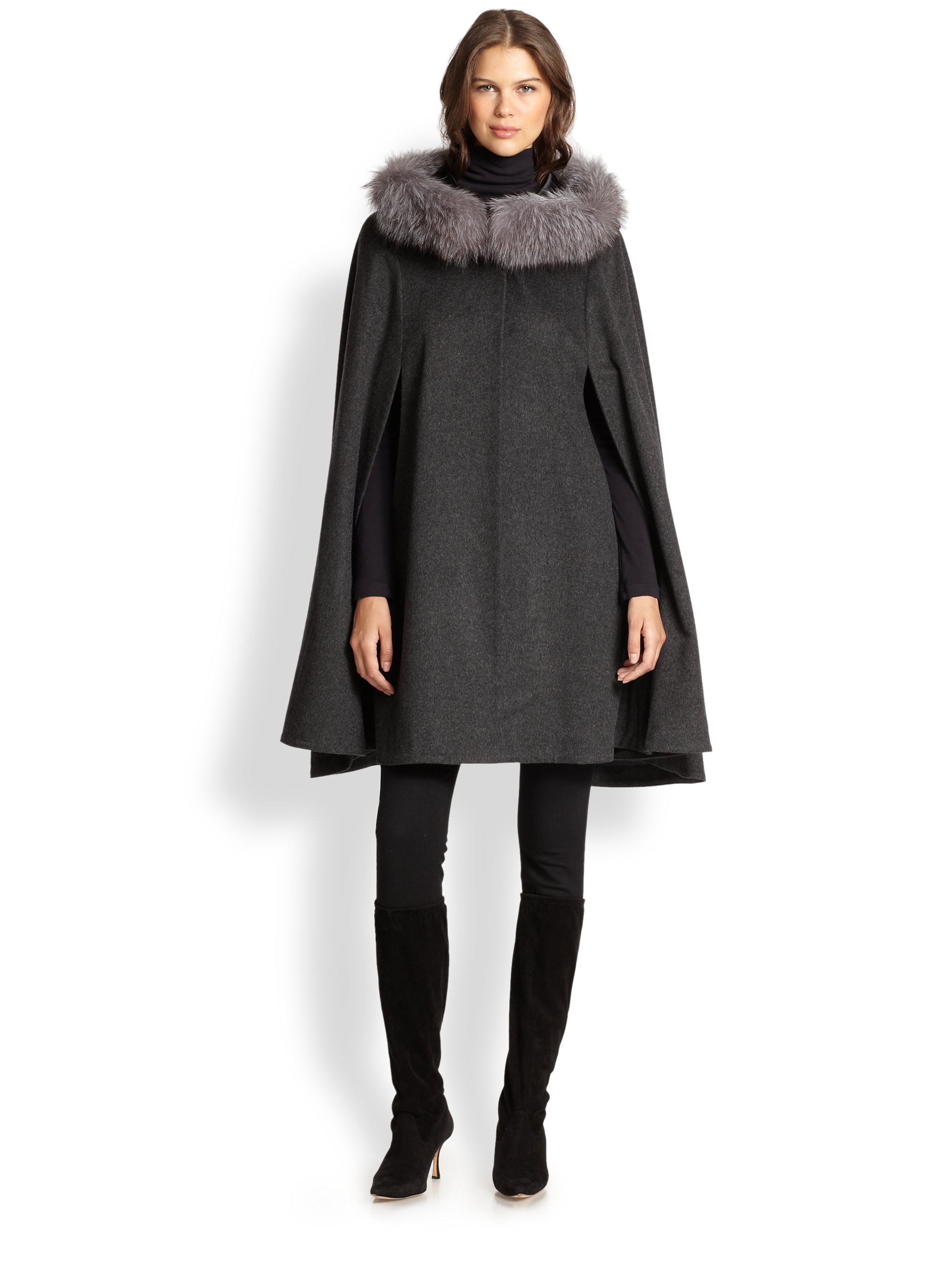 sofia cashmere cape