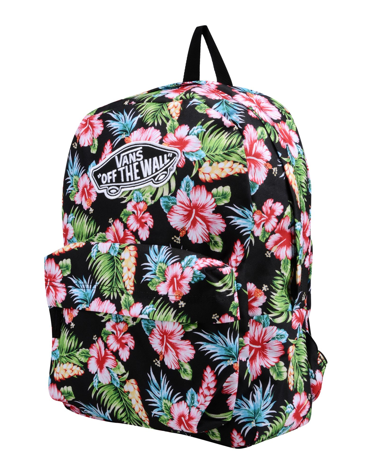 vans realm hawaiian floral backpack