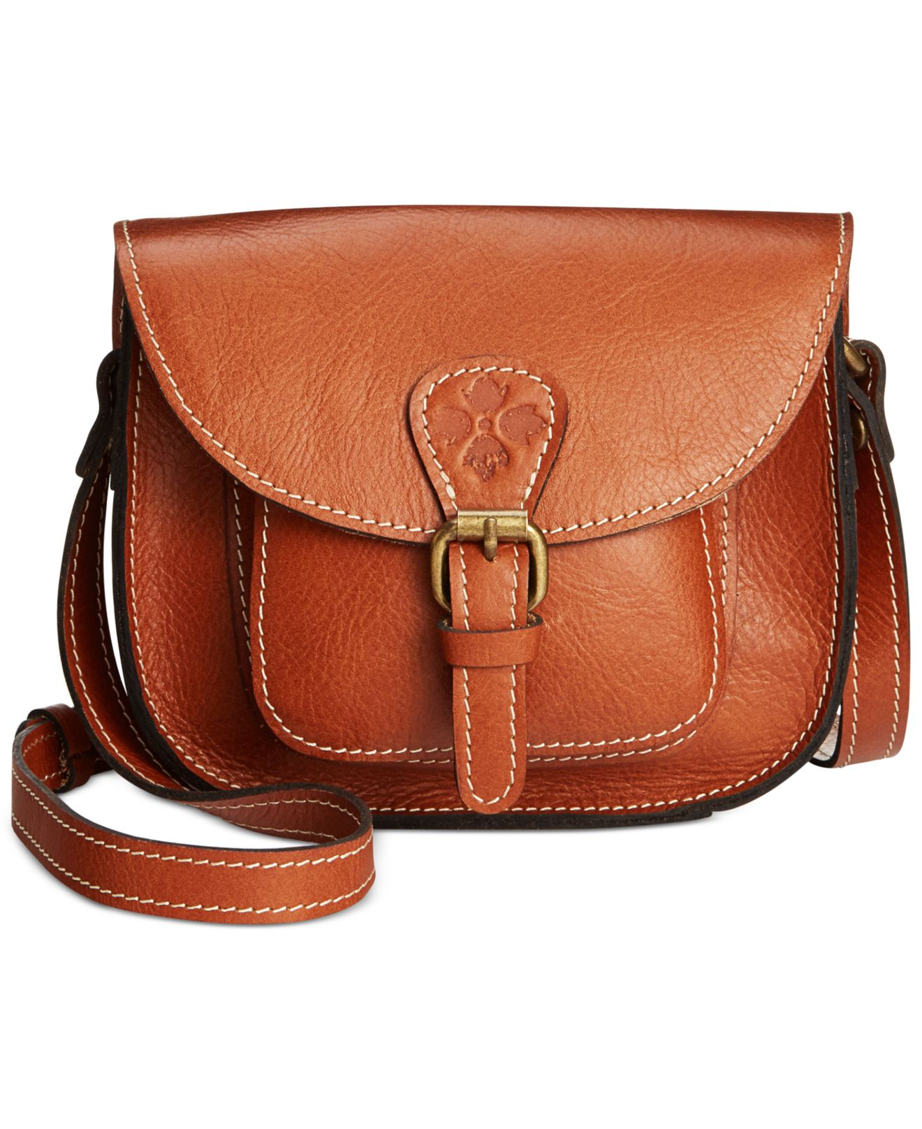 Patricia nash Argos Crossbody Saddle Bag in Brown | Lyst