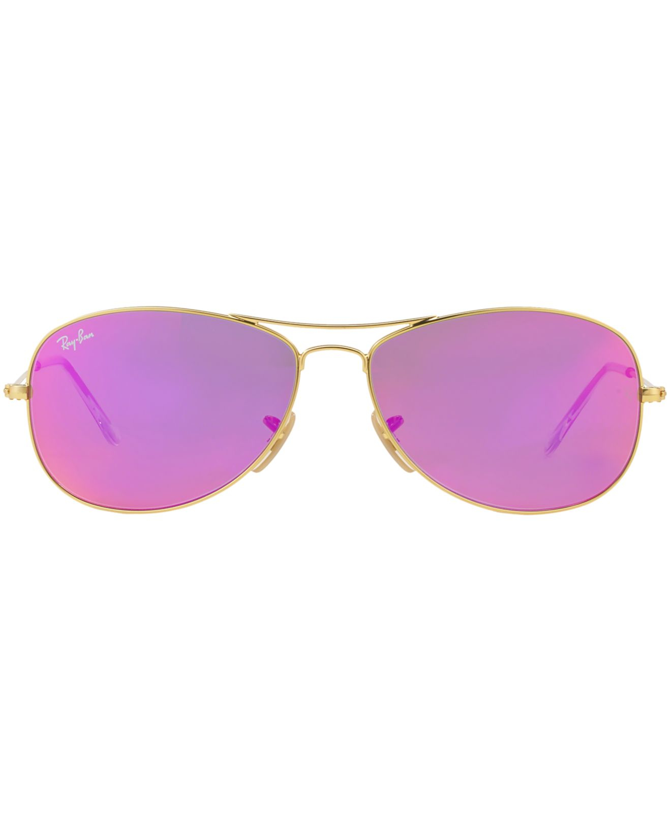 pink reflective ray bans