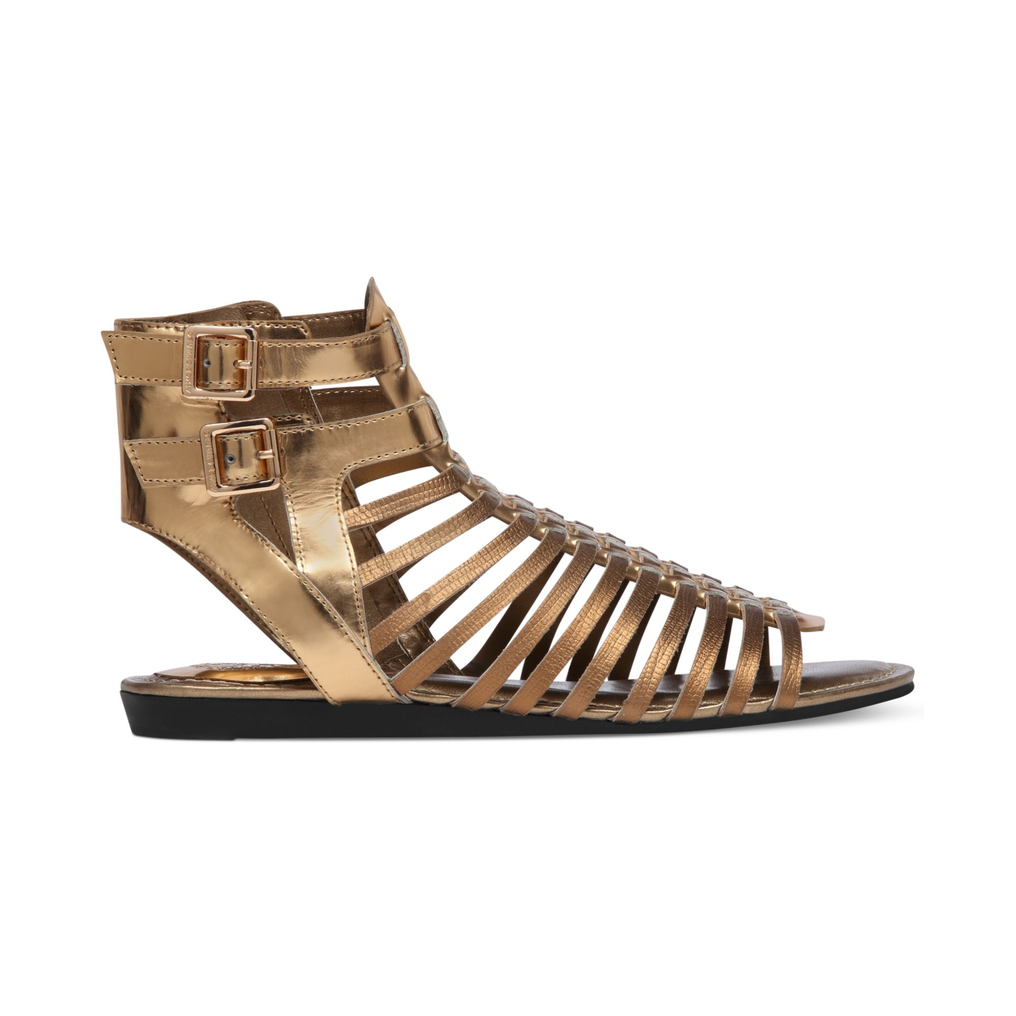 Vince Camuto Kensil Gladiator Sandals in Copper (Metallic) - Lyst