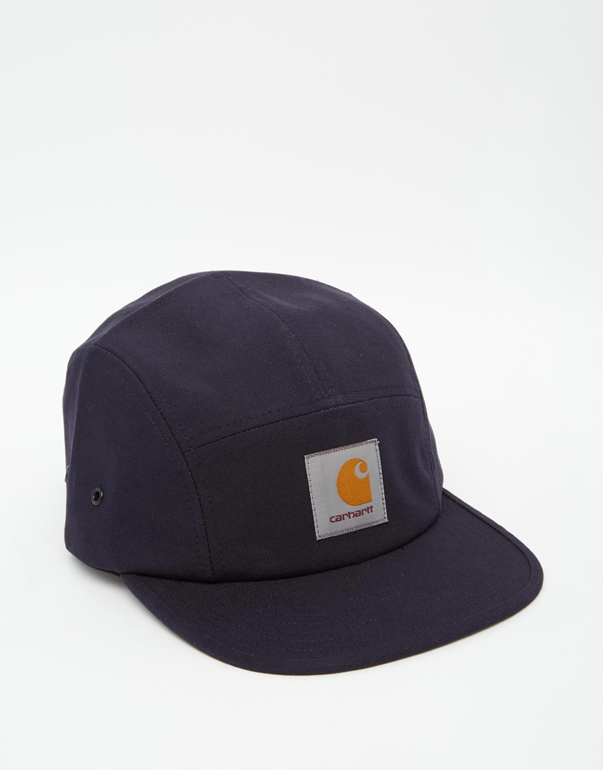 Carhartt WIP Cotton Backley 5 Panel Cap in Blue for Men | Lyst