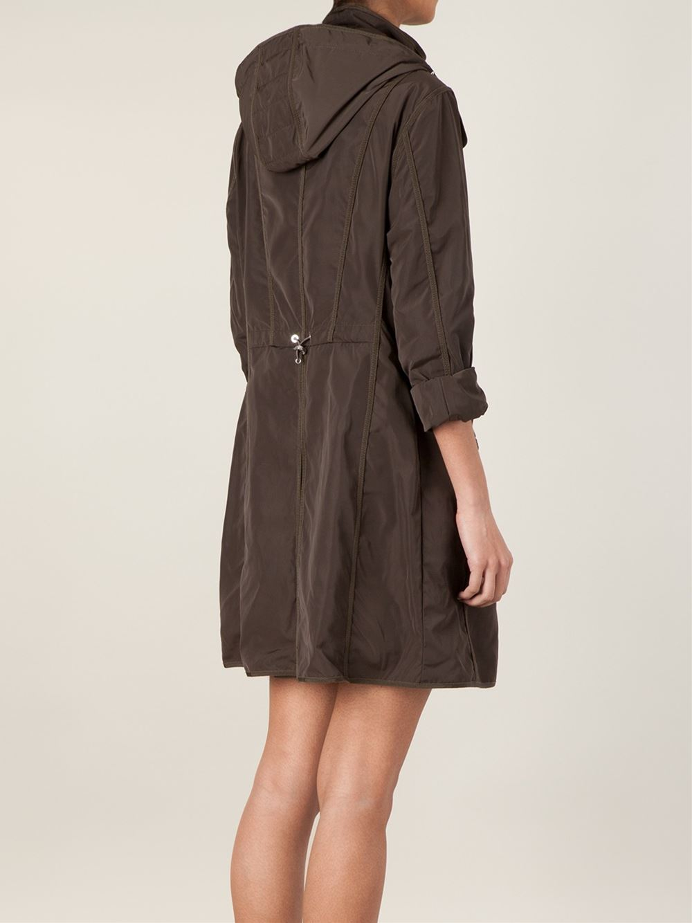 Moncler Sisteron Trench Coat In Black Lyst Gallery
