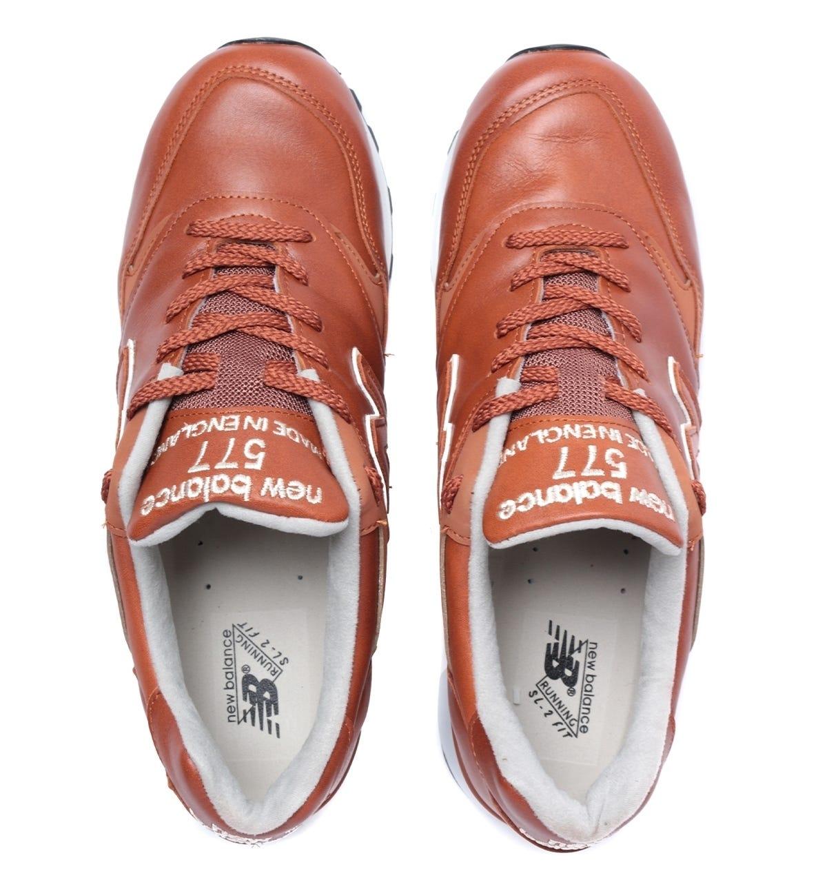 new balance men's leather sneakers