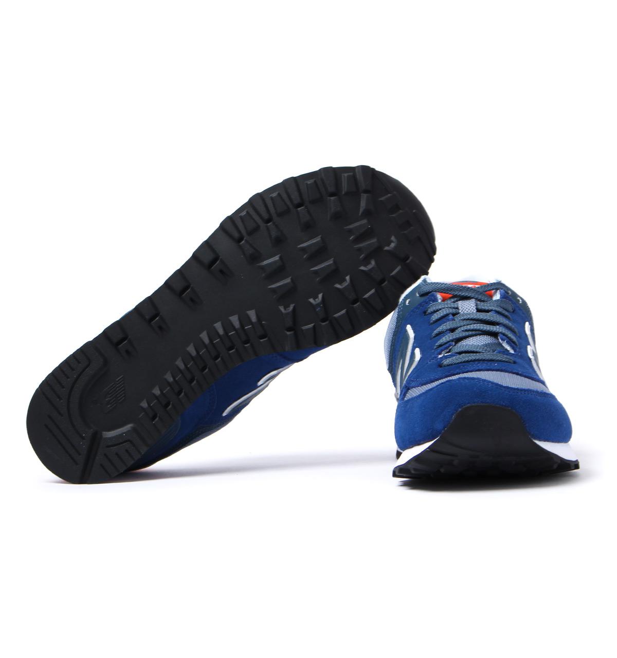 new balance 574 royal blue orange