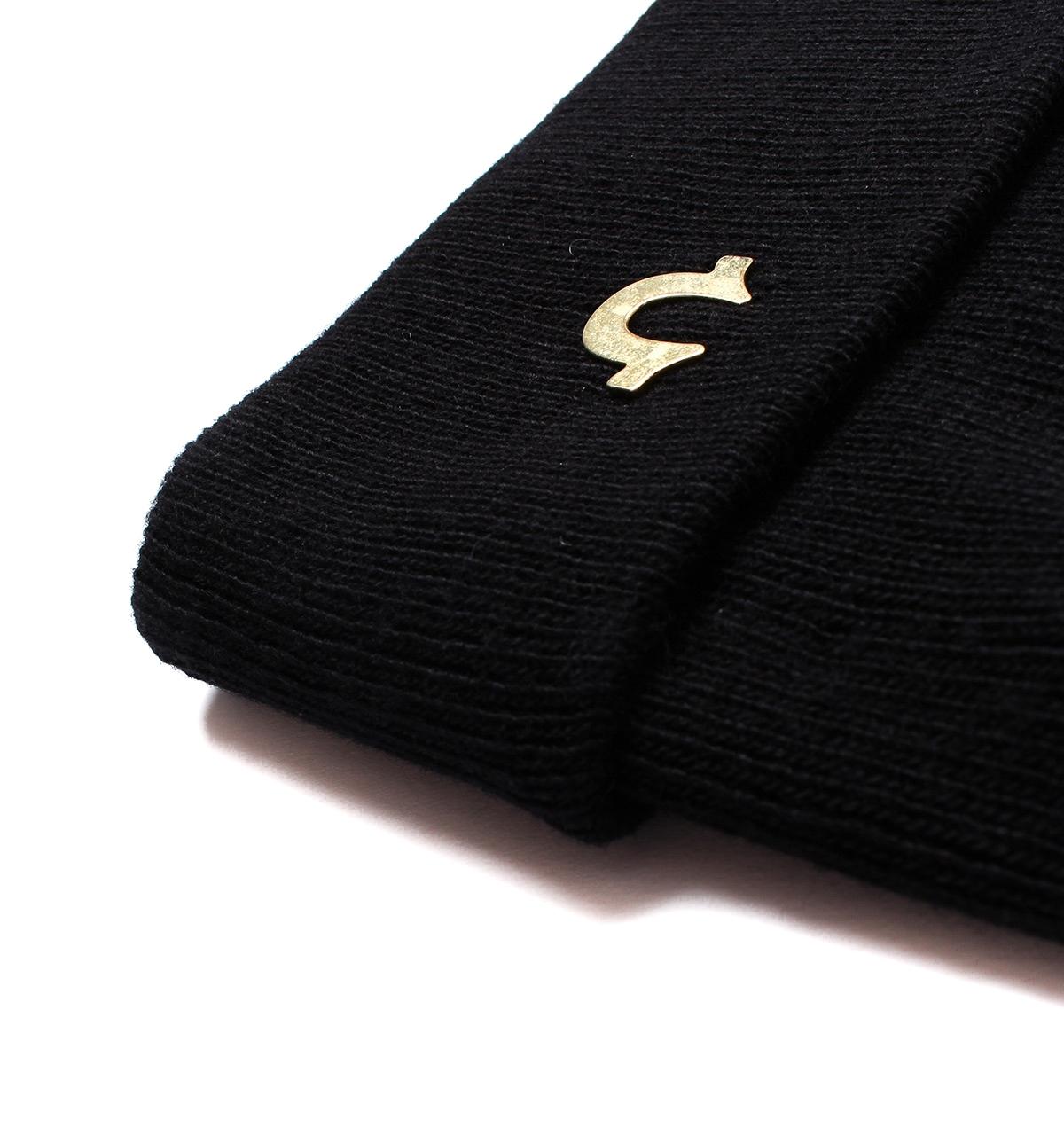 Denim Black \u0026 Gold Gold Beanie for Men 