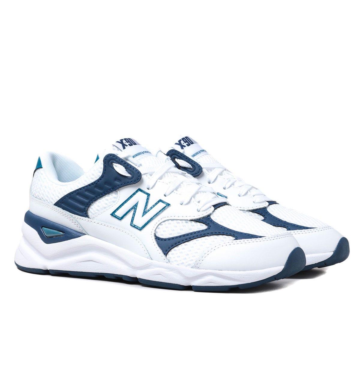 New Balance X-90 Navy White With Navy Detail Mesh Trainers for Men - Lyst