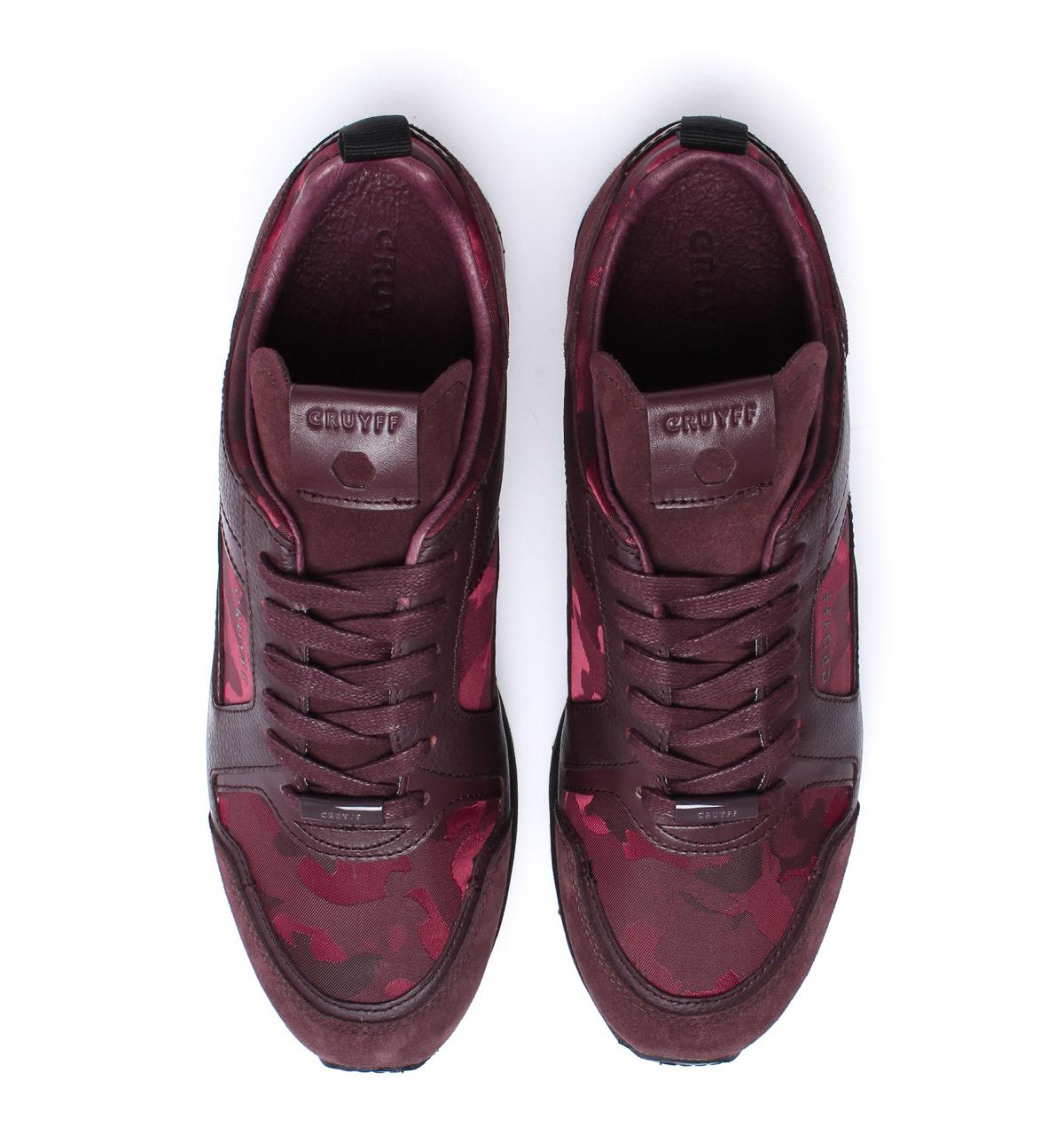 red cruyff trainers