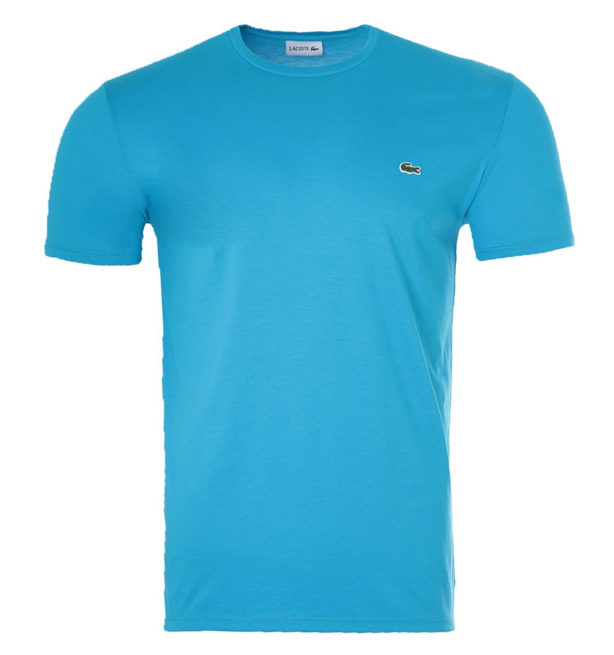 Lacoste Basic Pima Cotton T-shirt in Blue for Men | Lyst